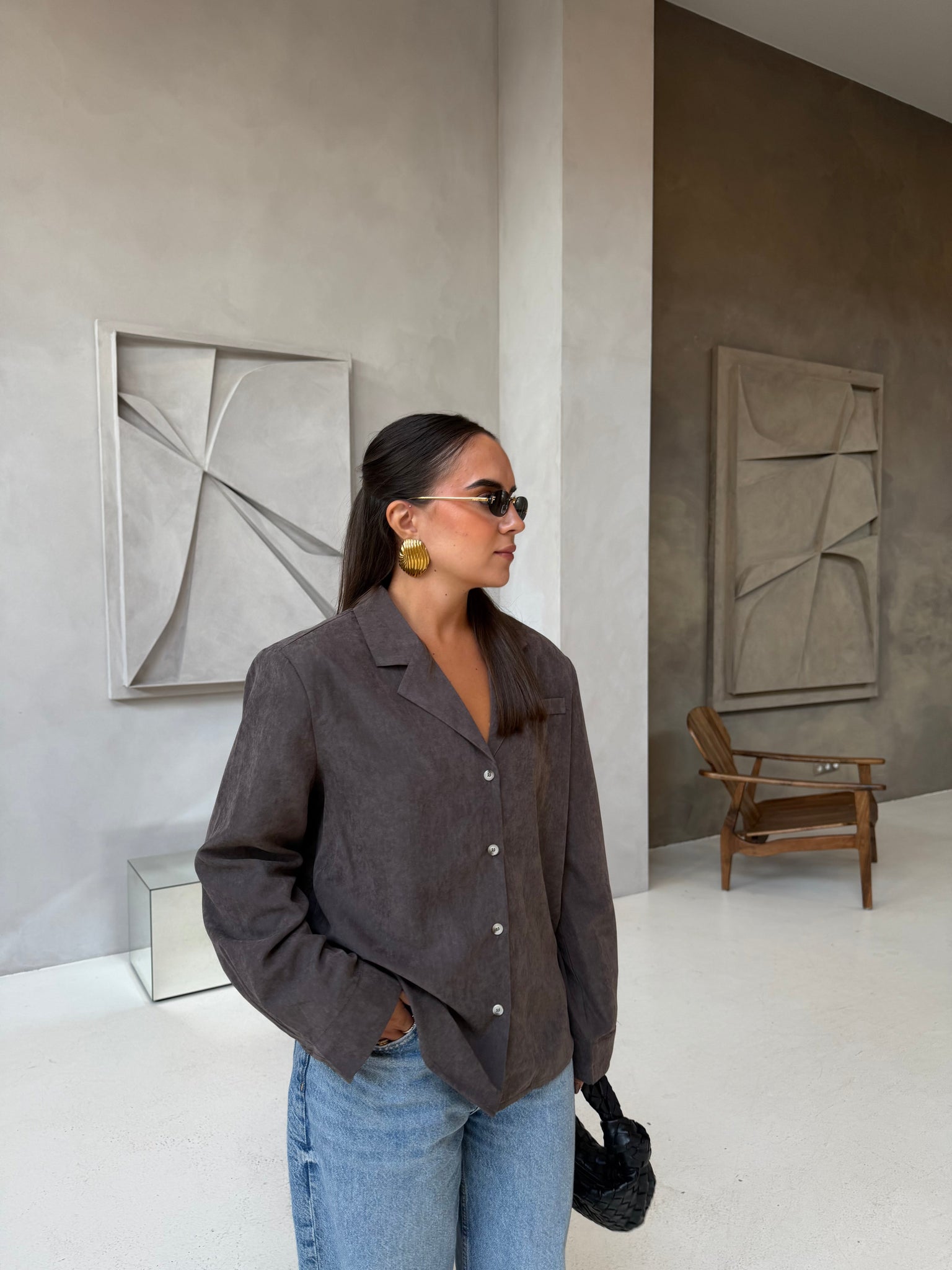 Chemise IVIVI grise (7462)