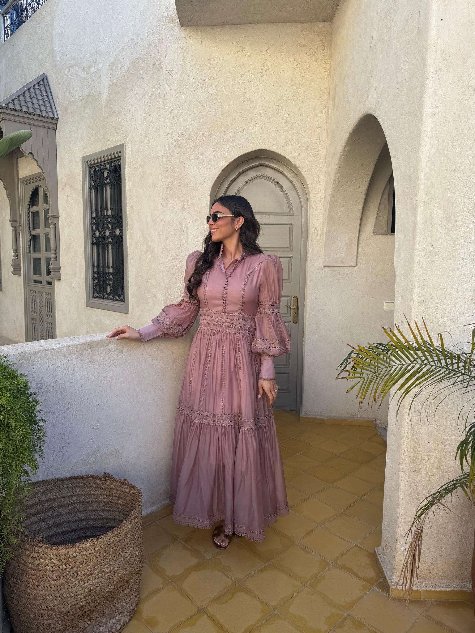 Robe SACHA pourpre (W33401)