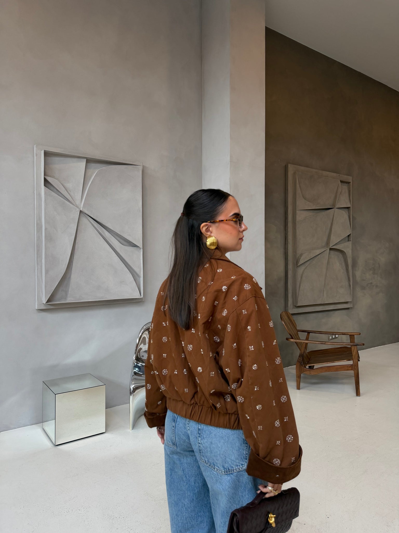 Veste DIAL marron (V11732)