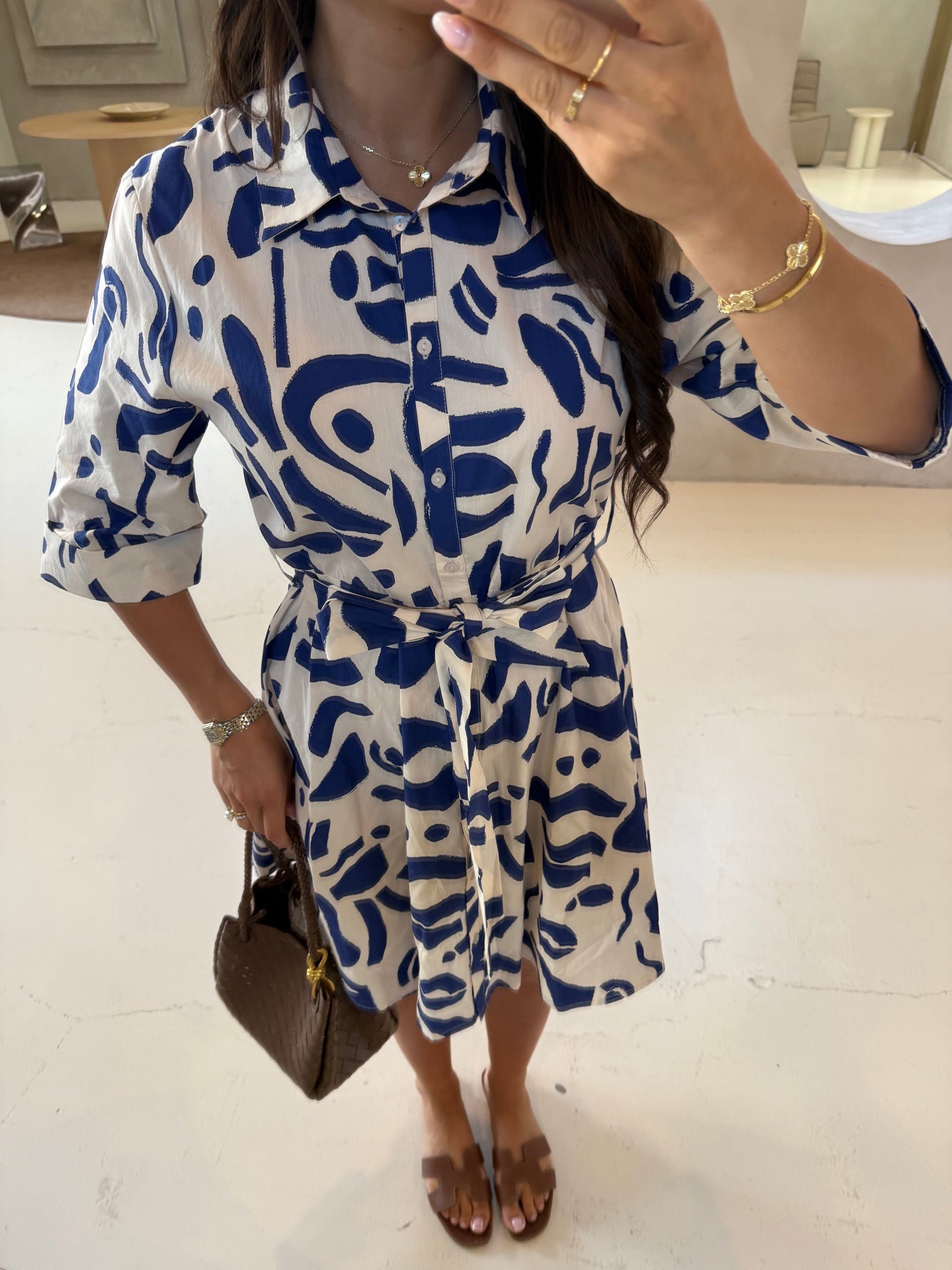 Robe BIBA courte bleue