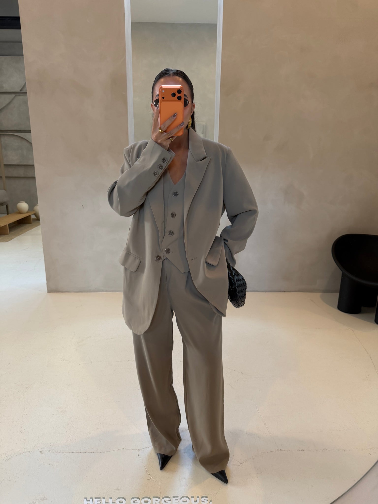 Ensemble 3 pièces MELANA taupe (EC1632)