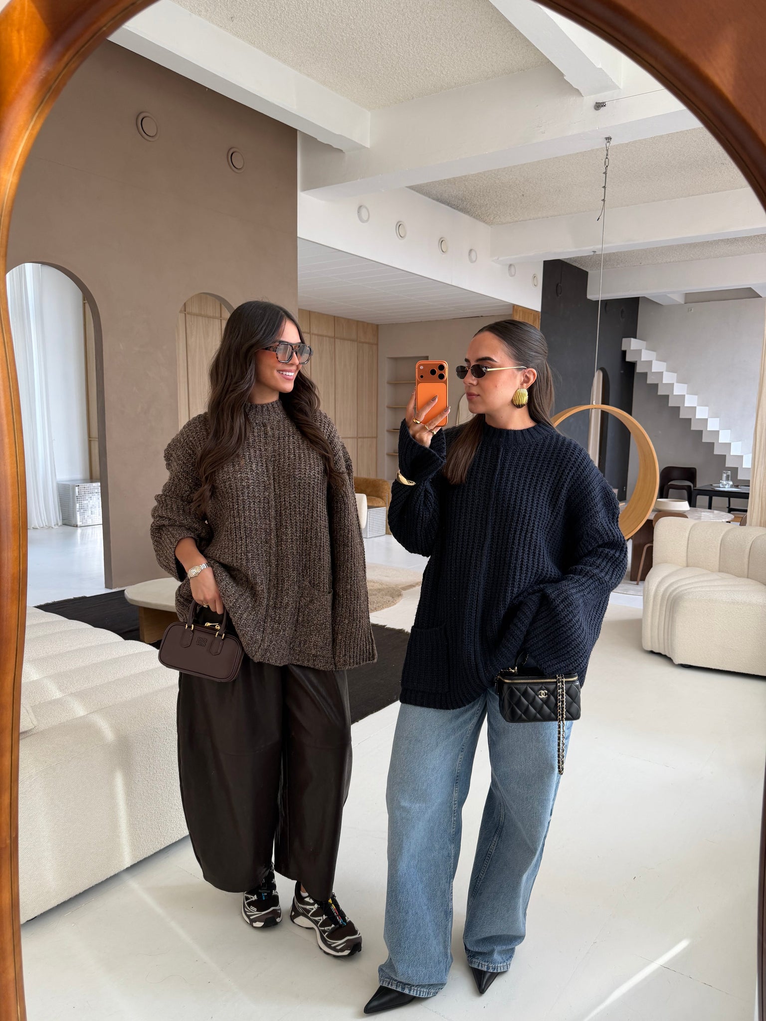 Pull LINE bleu marine (53049C)