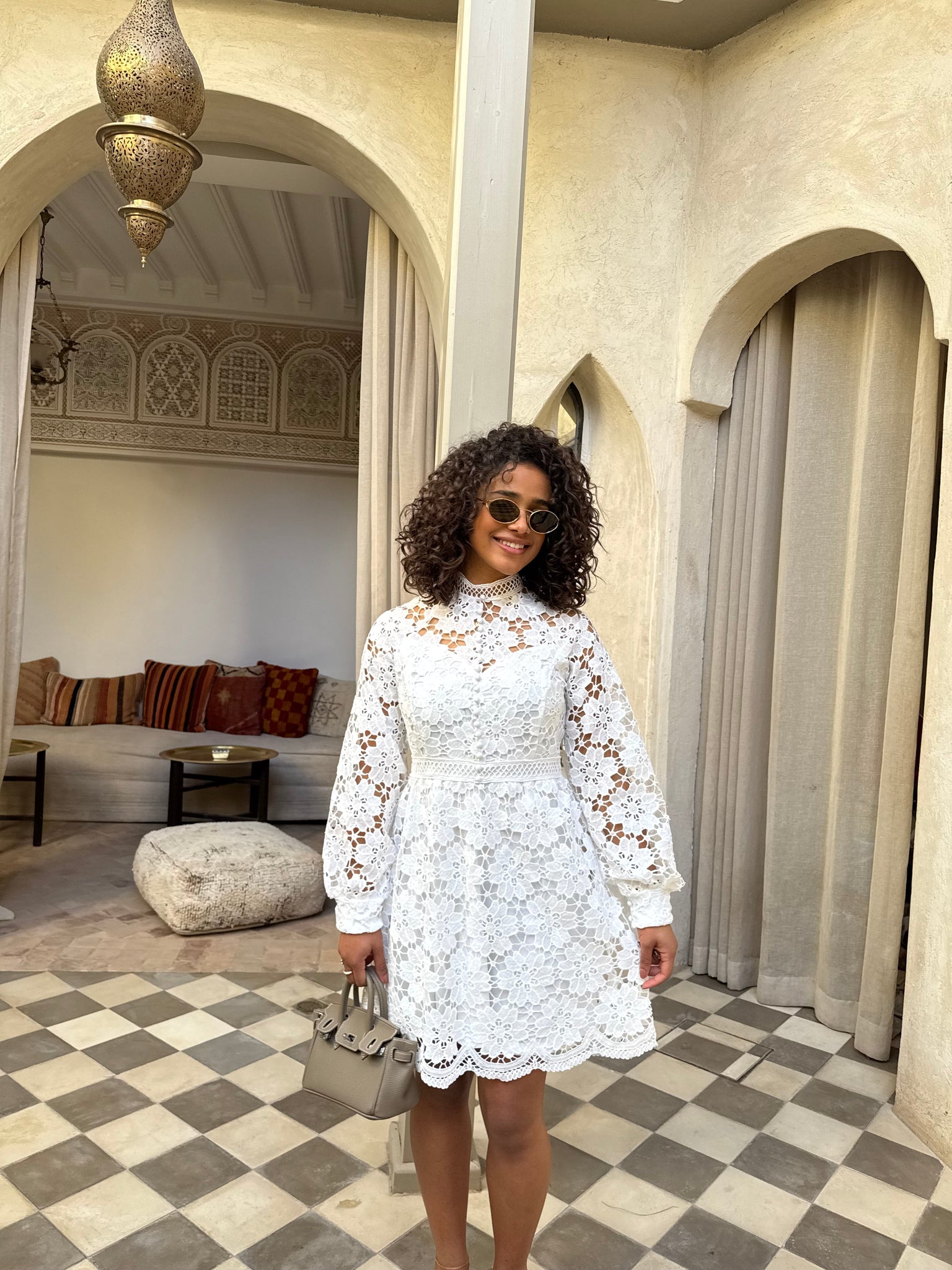 Robe ELEANE blanche (A68553)