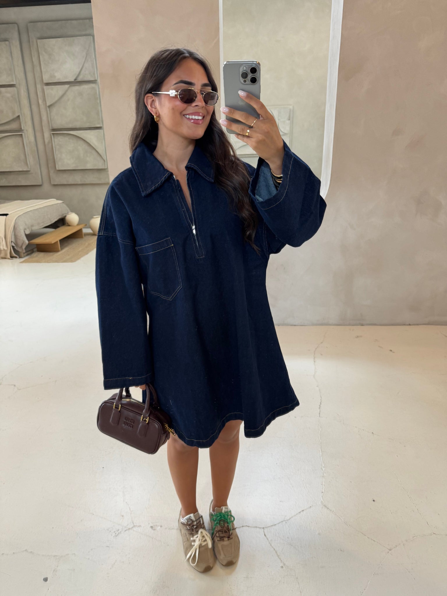 Robe DIANA bleue jean (8040)