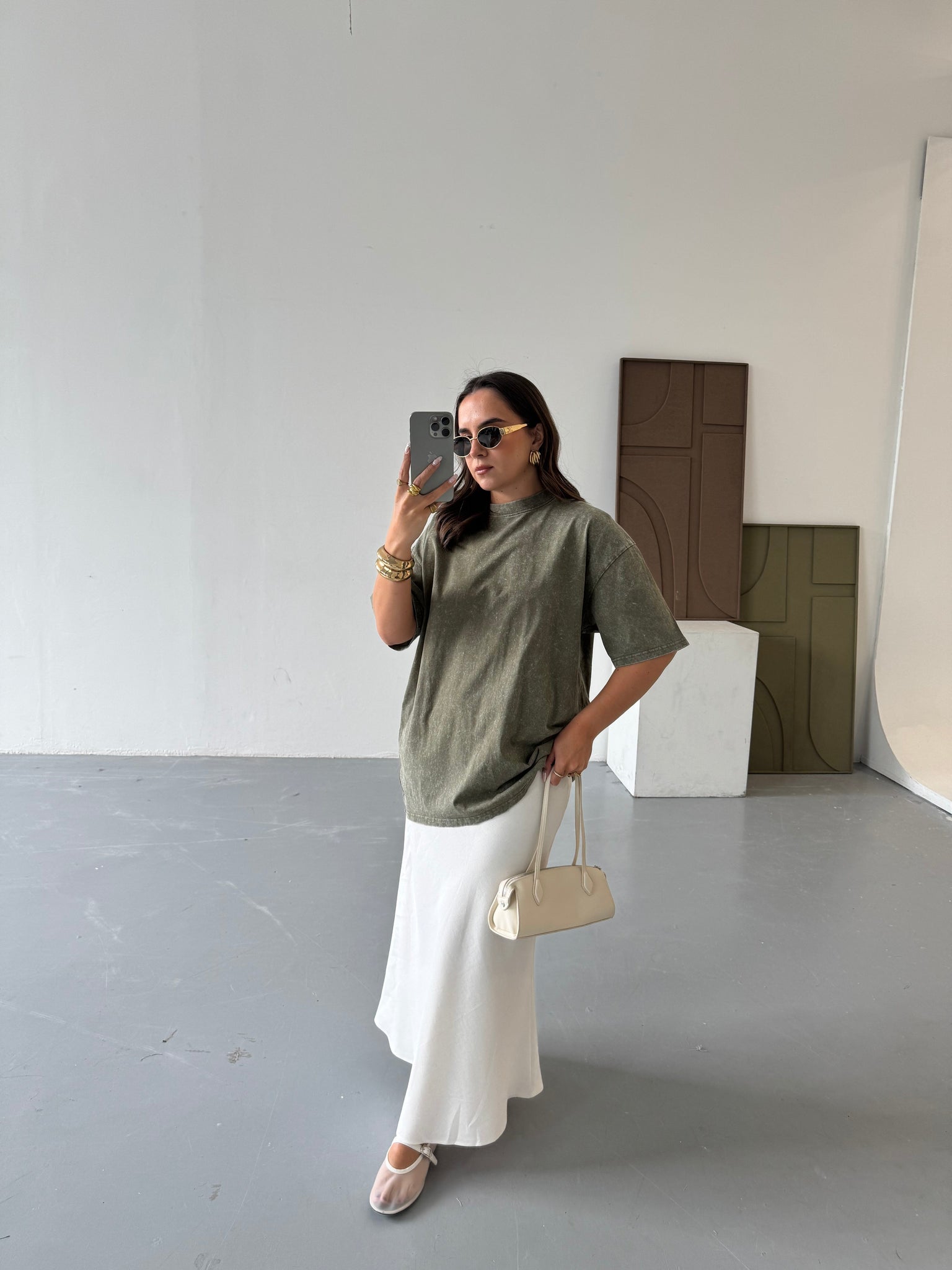 T shirt EMMA kaki