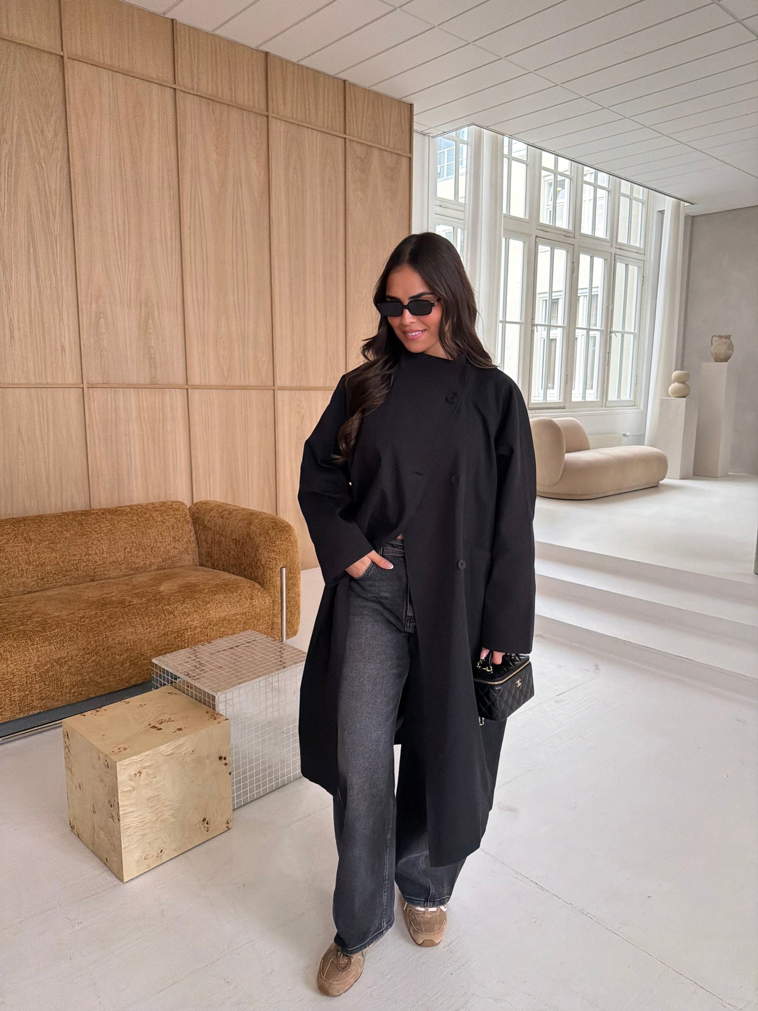 Trench KATIA noir (MA7237)