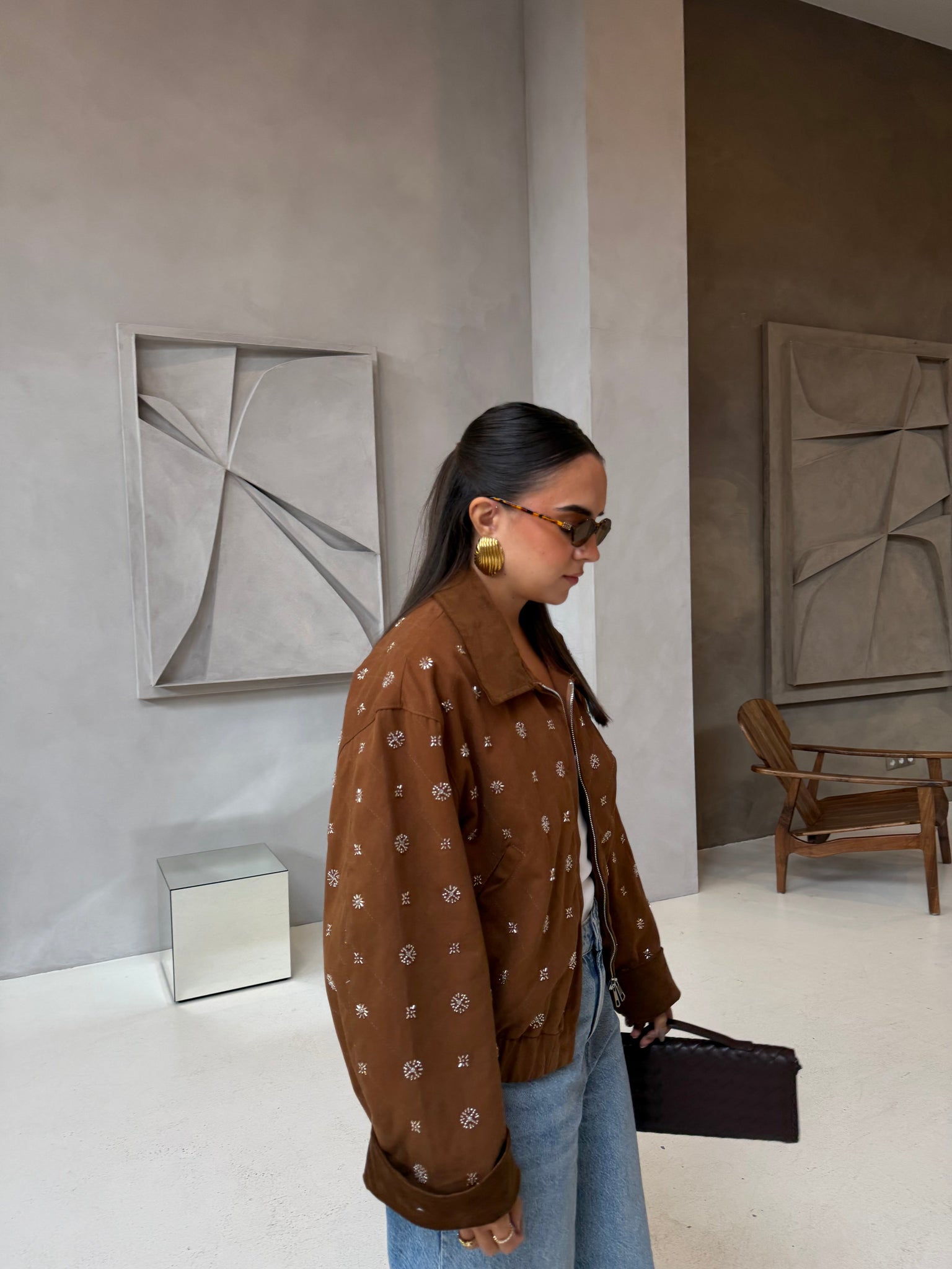 Veste DIAL marron (V11732)