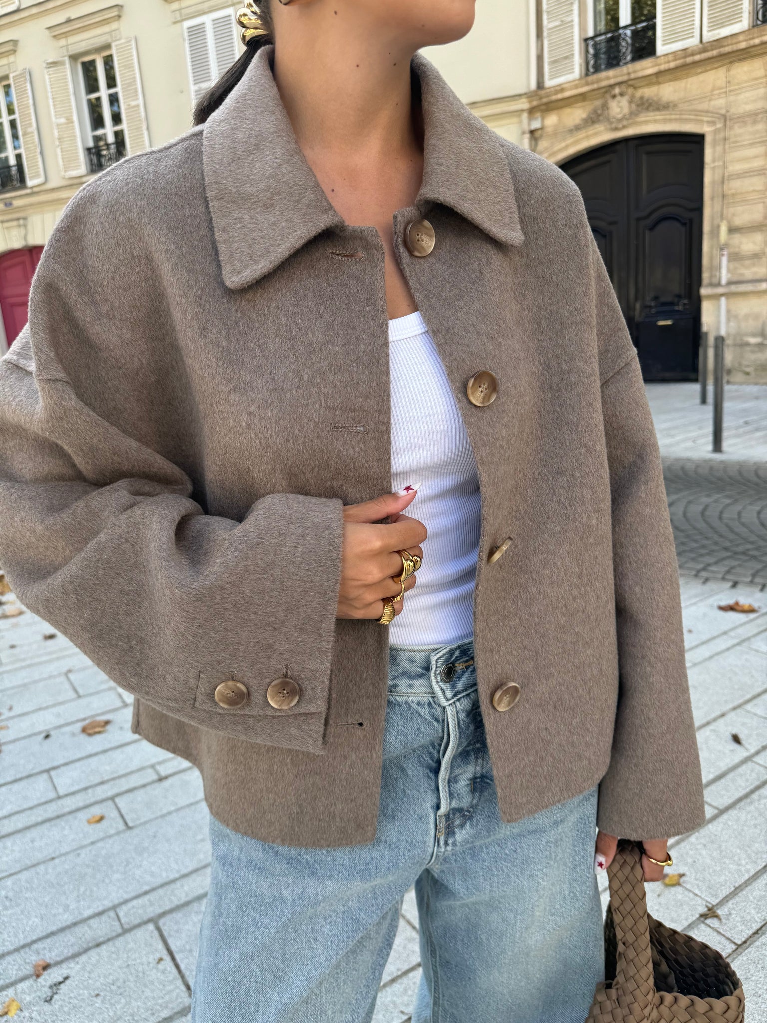 Veste JUDITH taupe (M2433)