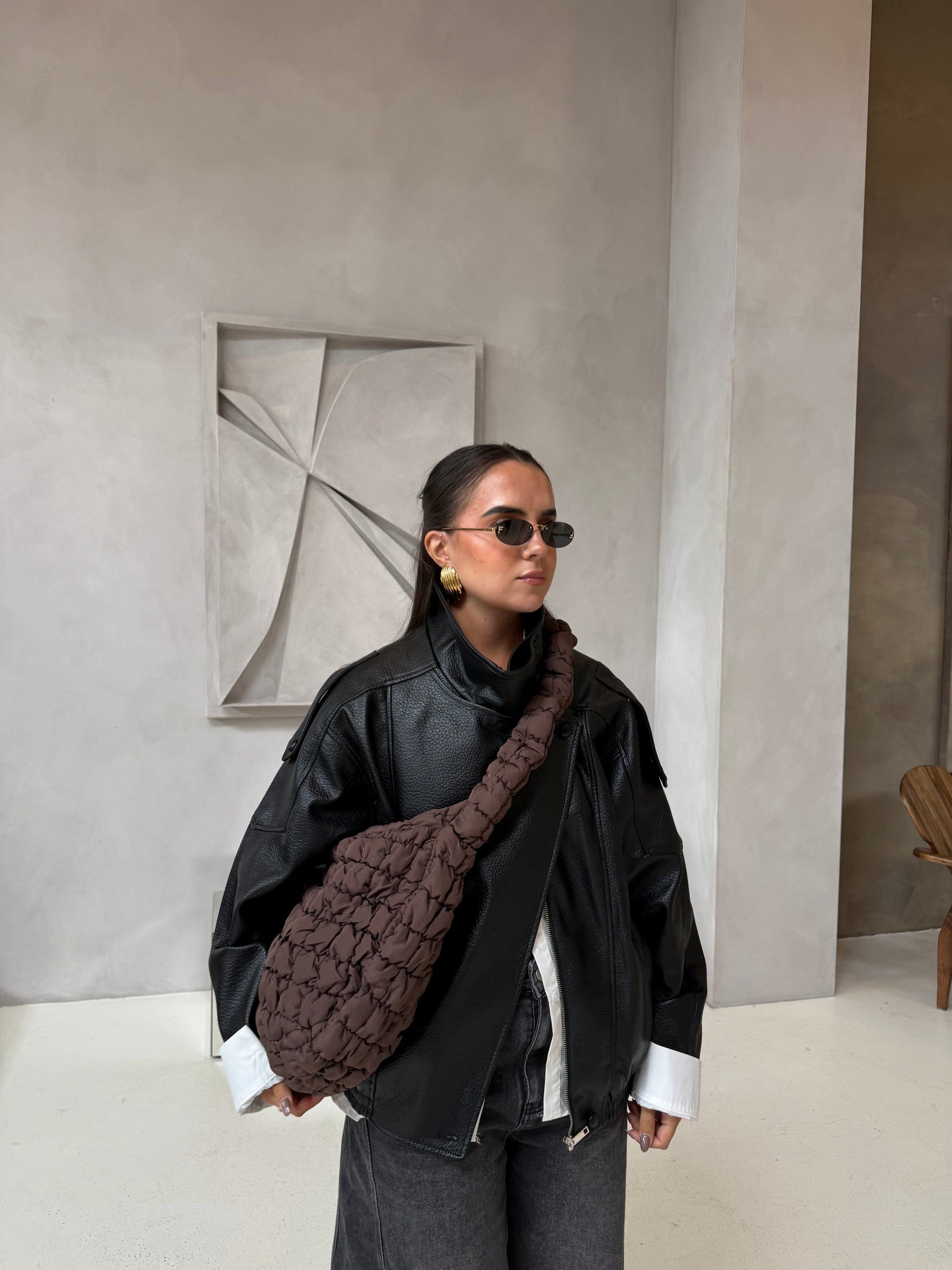 Sac NINI à bandoulière marron