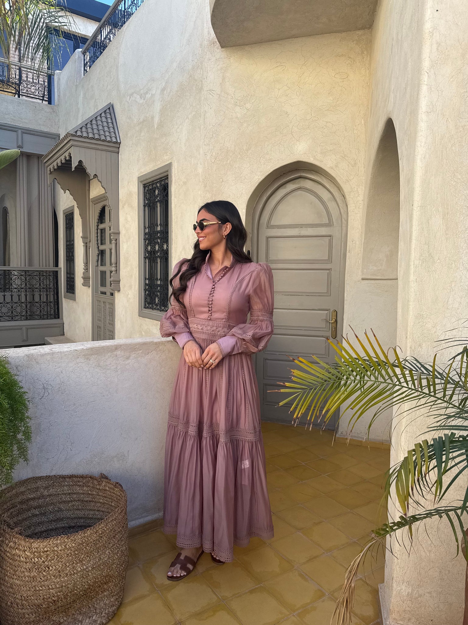 Robe SACHA pourpre (W33401)