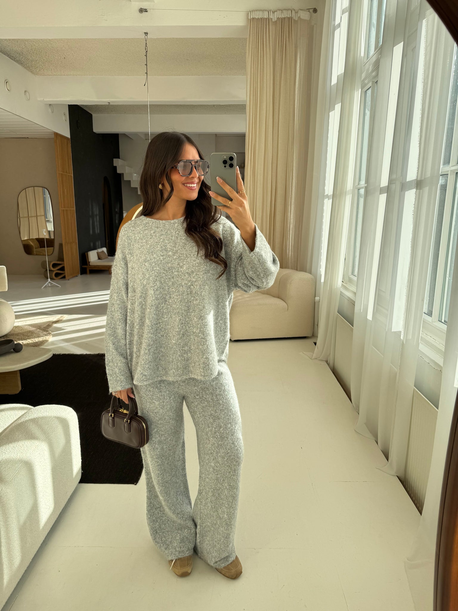 Pantalon MEYA gris (8188A)