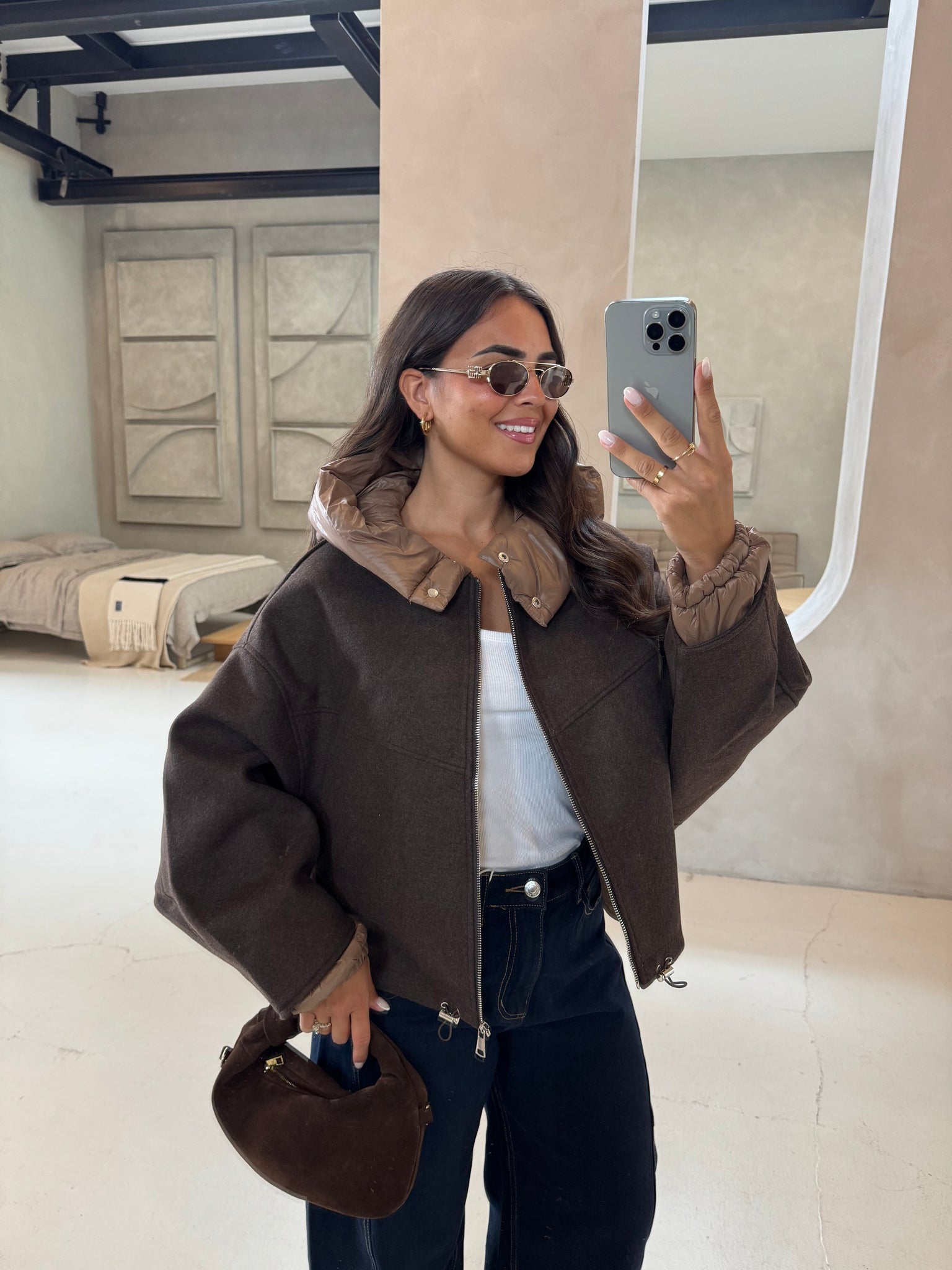 Veste OXYA marron (ox9085)