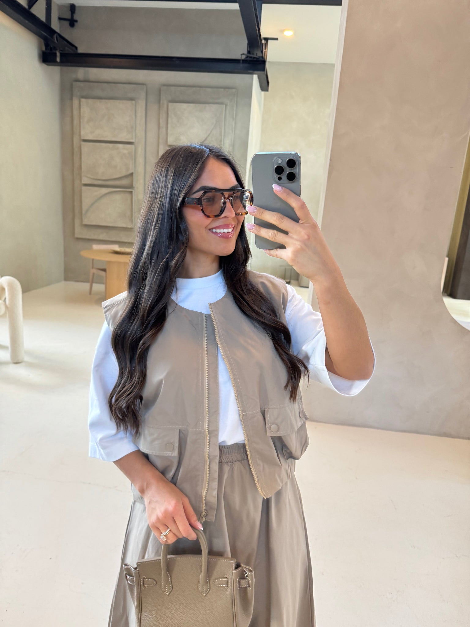 Ensemble CAMILLE taupe
