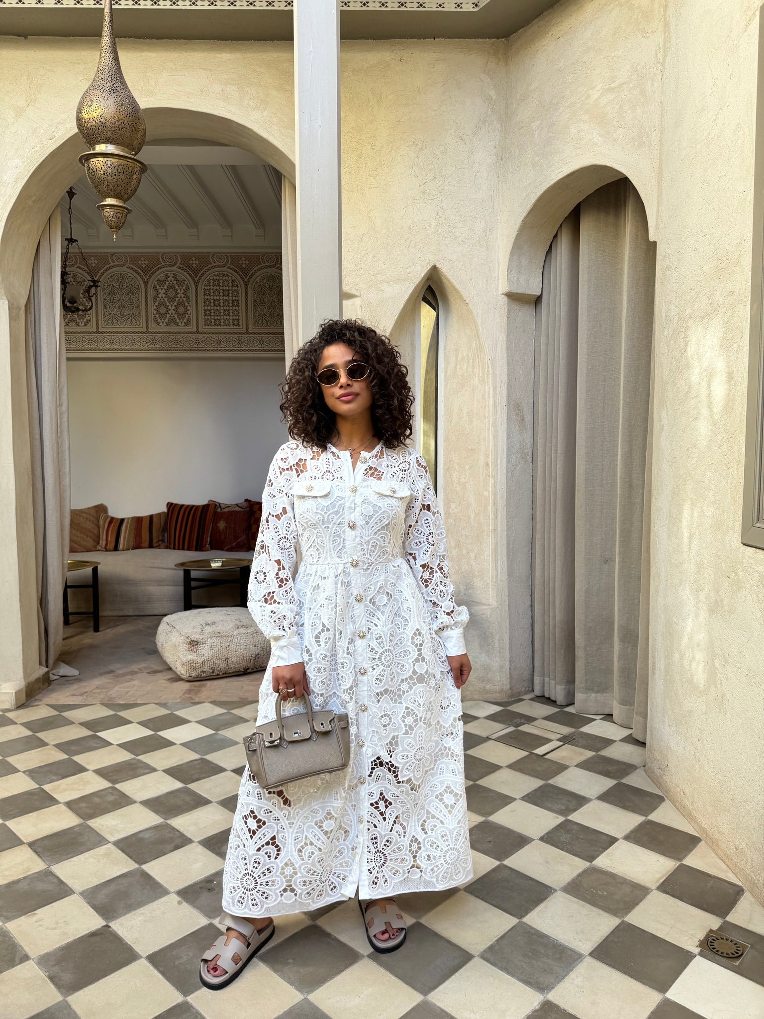 Robe LANAYA blanche (A68579)