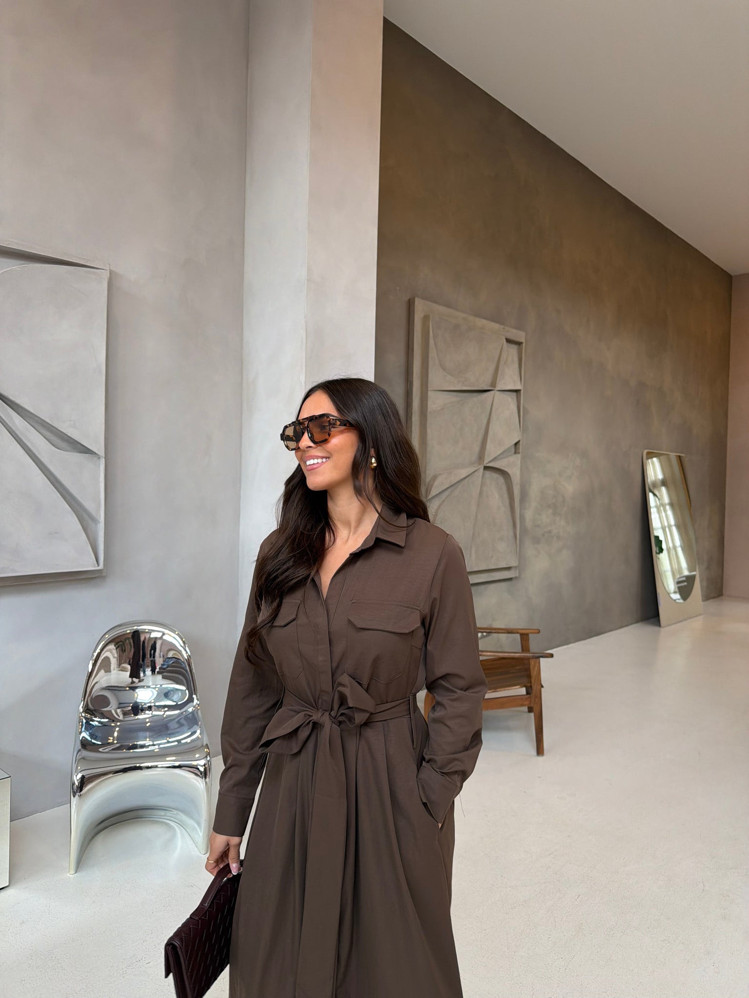 Robe KAYA marron (02-3561)