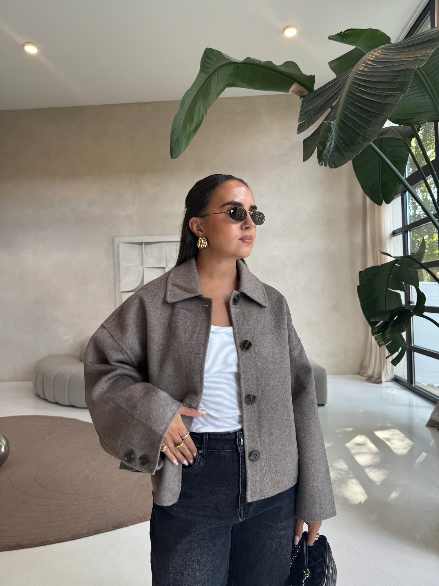 Veste JUDITH taupe (M-2433)