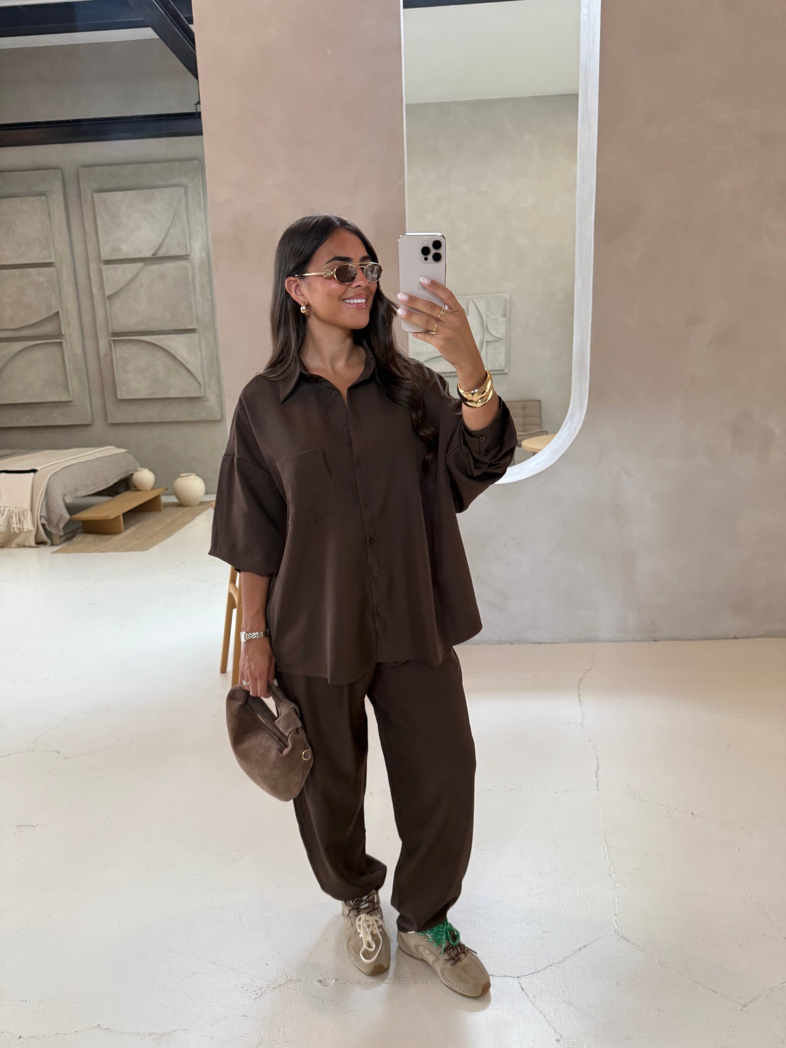 Pantalon ARLEN marron