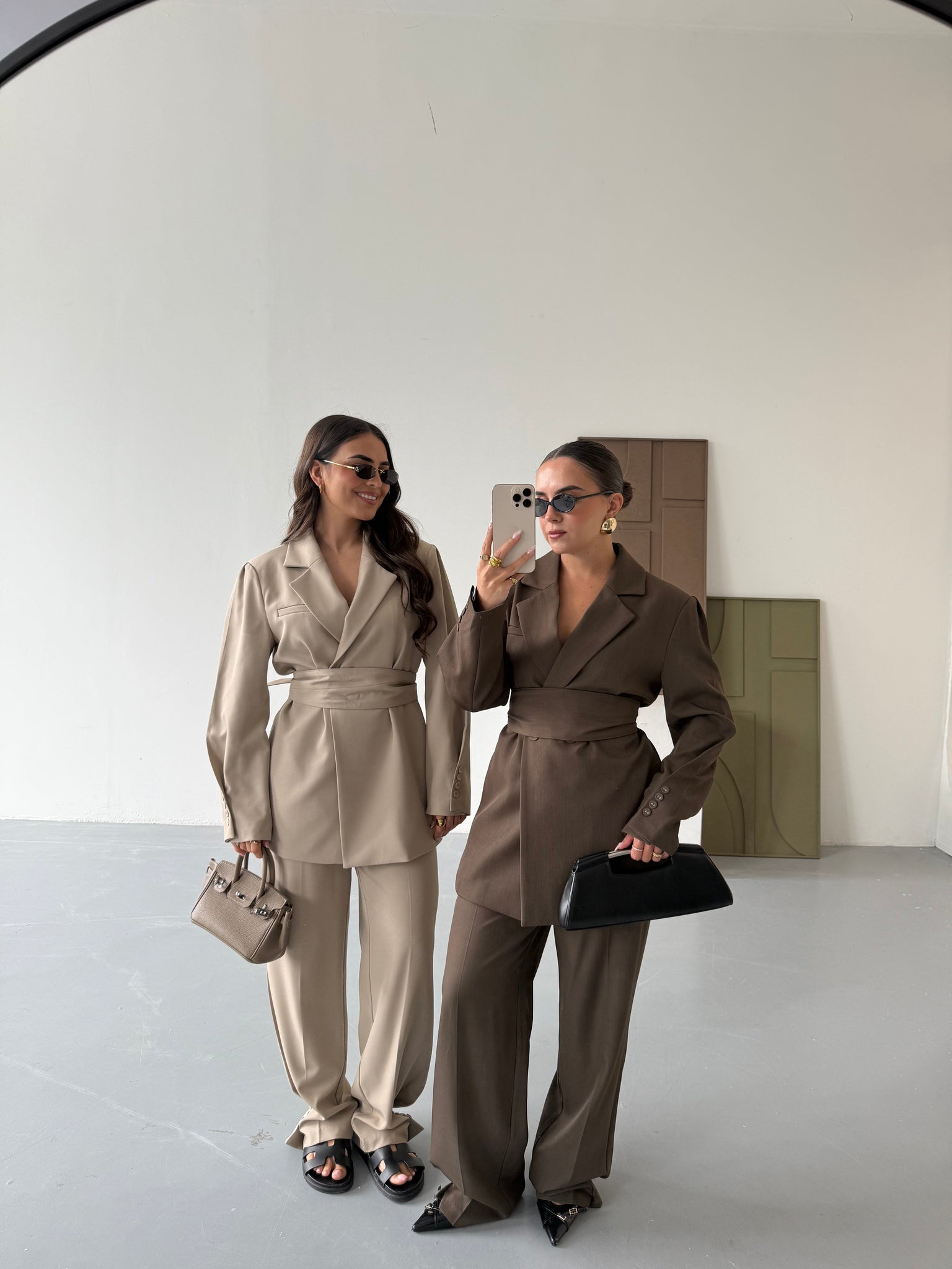 Ensemble CHIC tailleur beige (W24727)