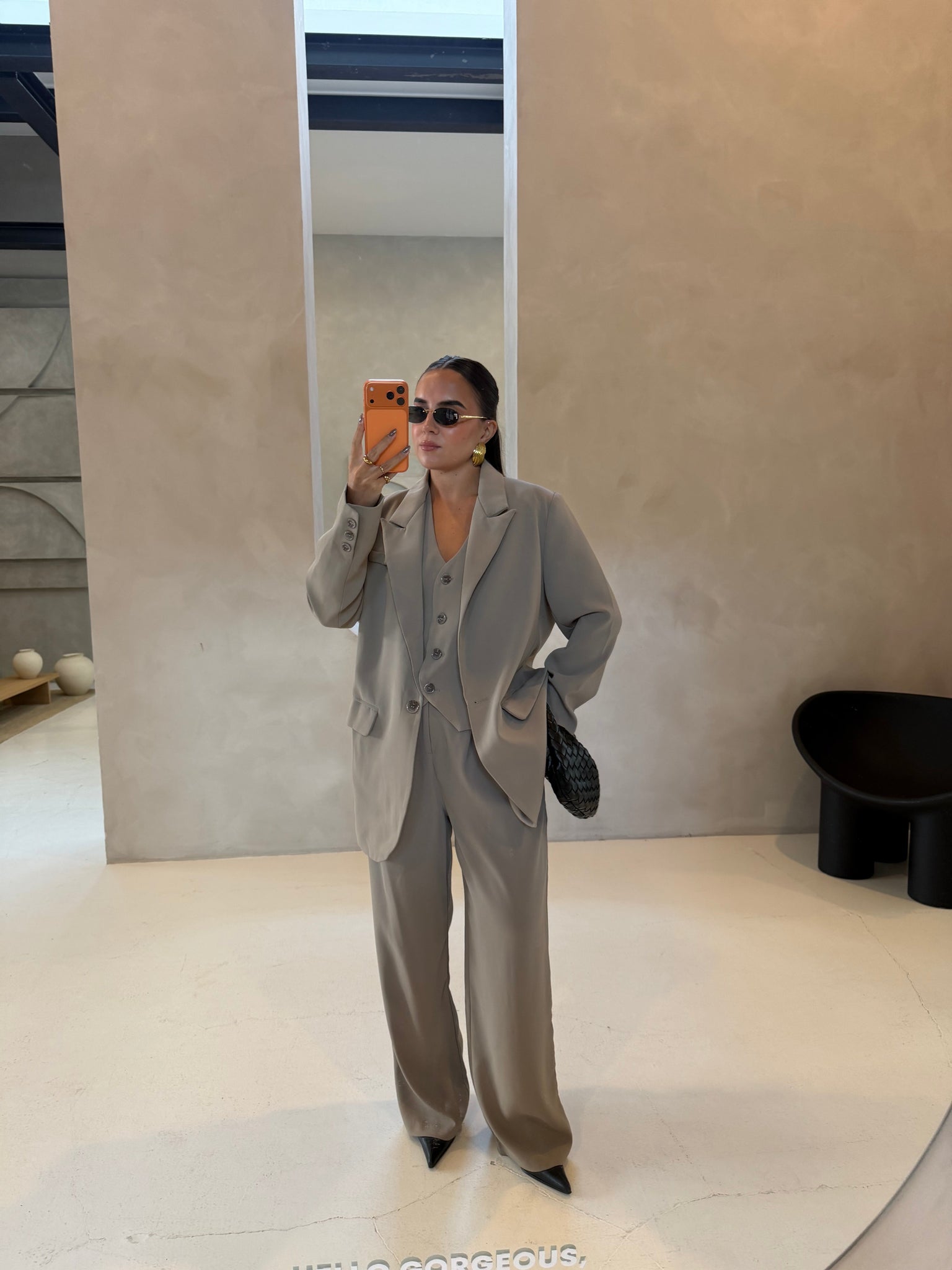 Ensemble 3 pièces MELANA taupe (EC1632)