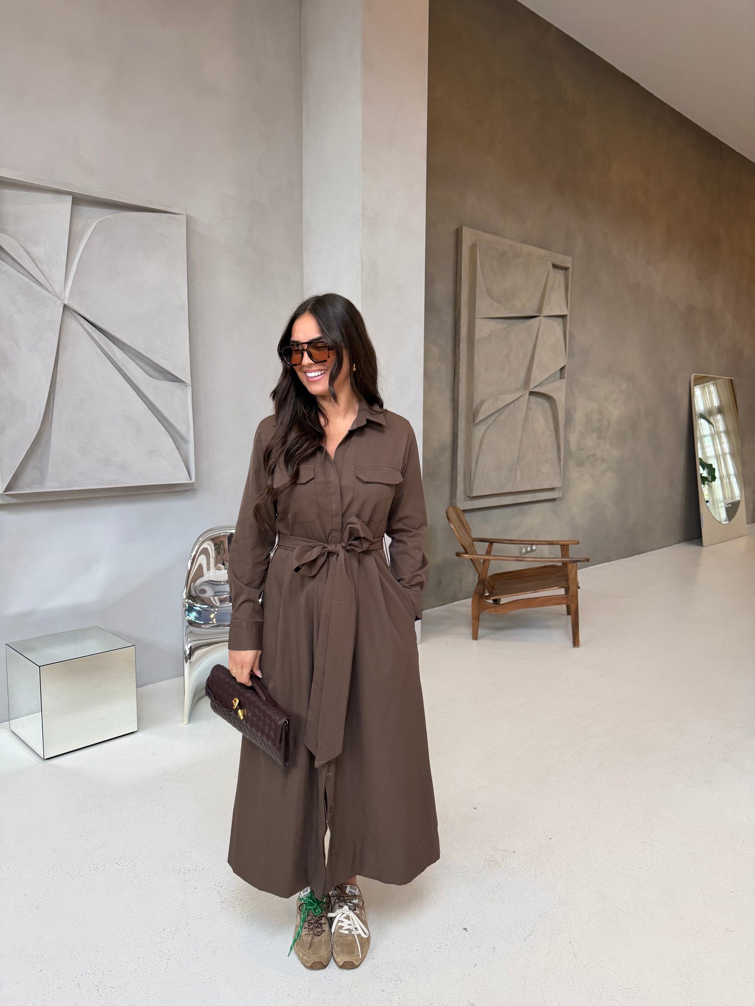 Robe KAYA marron (02-3561)