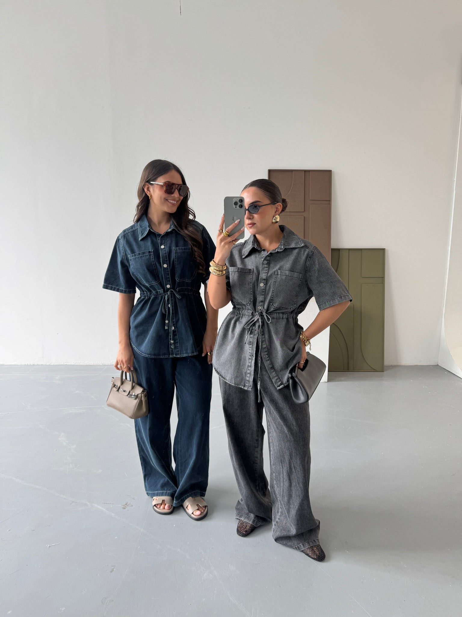 ENSEMBLE ALLY JEAN BLEU