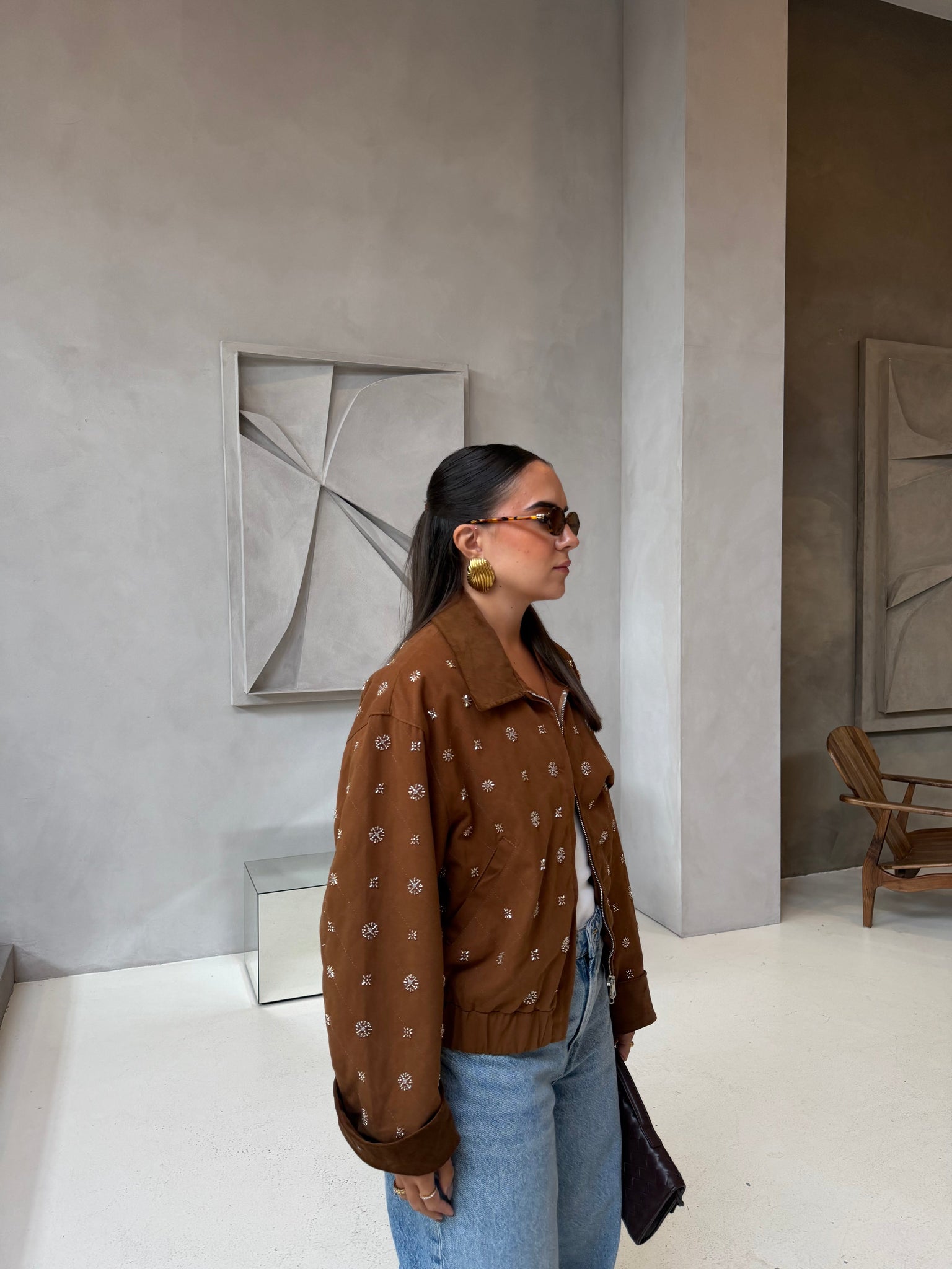 Veste DIAL marron (V11732)