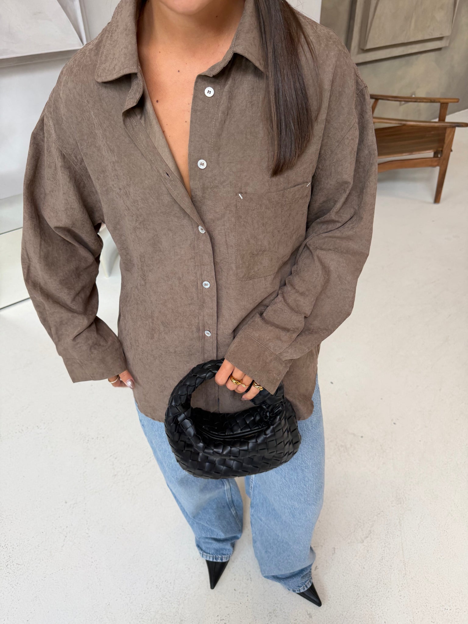 Chemise MADELY taupe (Md904)