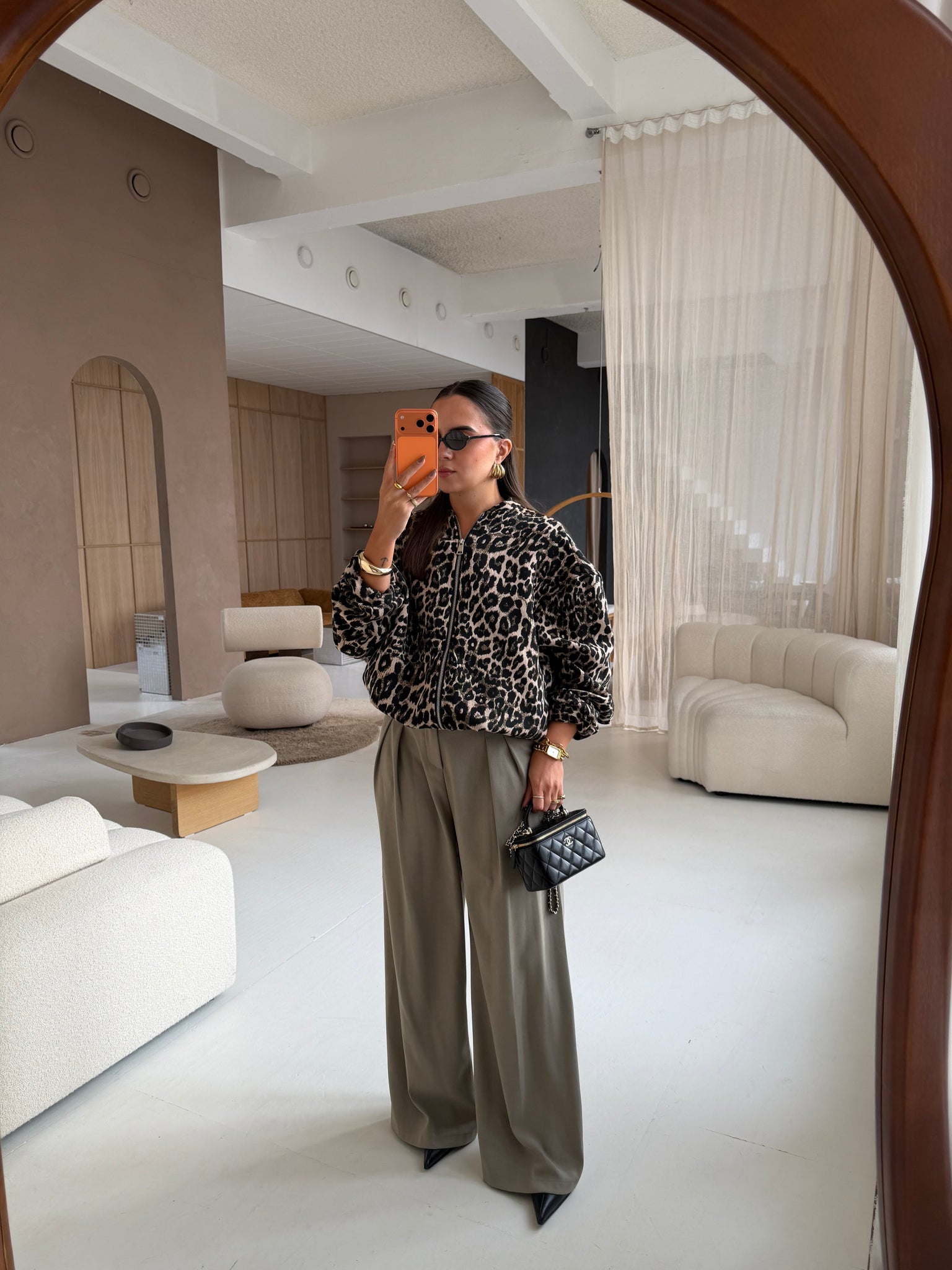 Bombers jums léopard