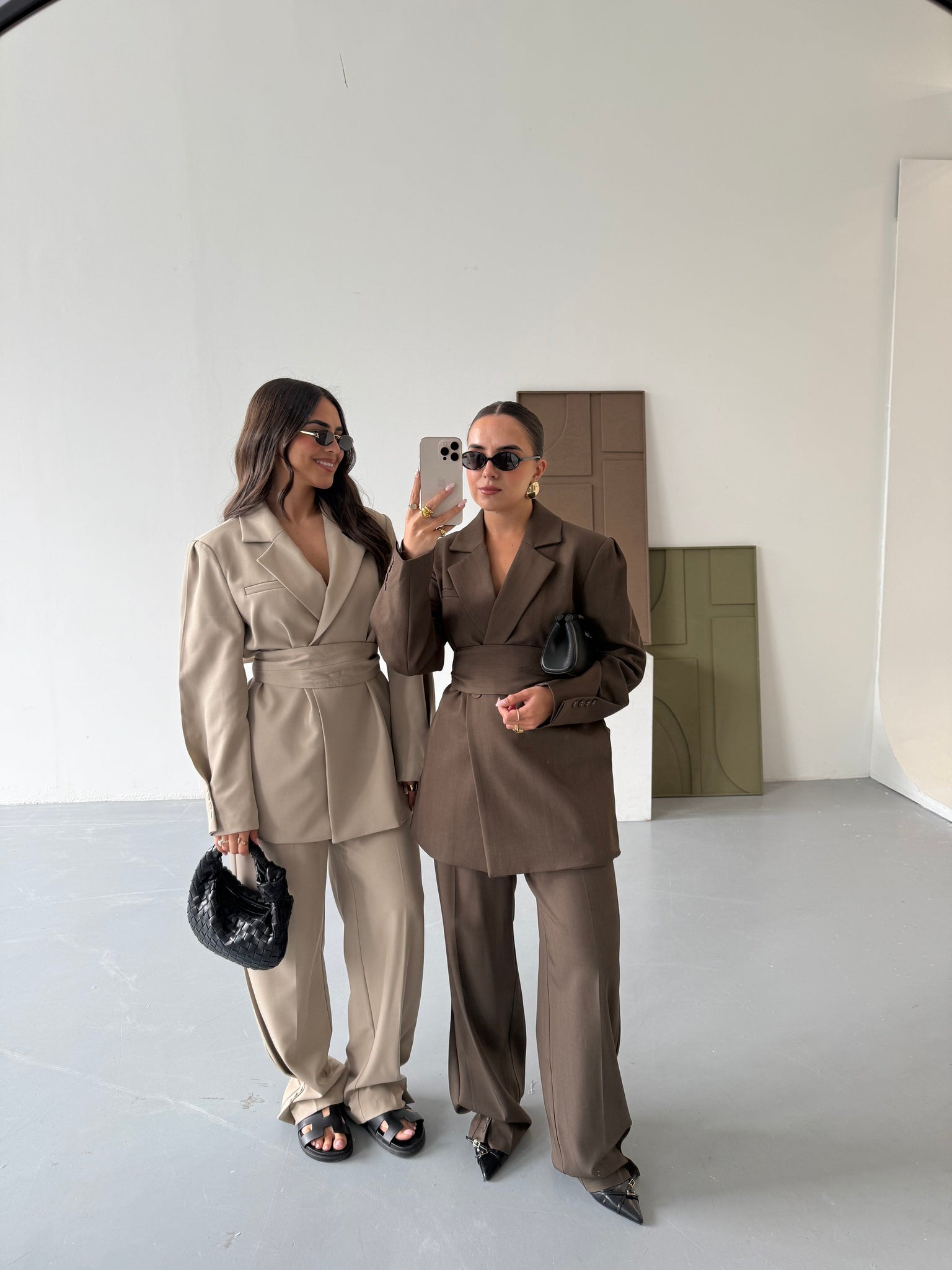 Ensemble CHIC tailleur beige (W24727)