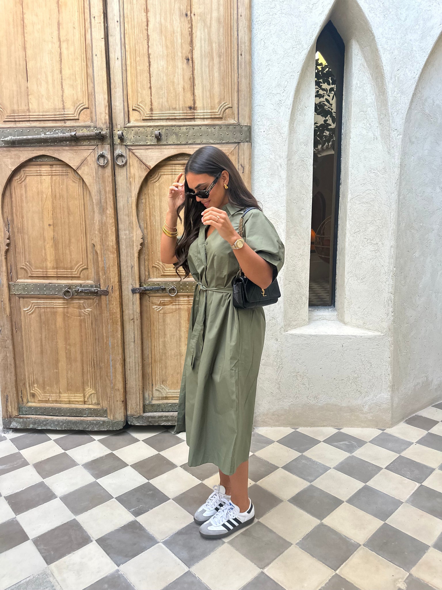 Robe MARVA kaki (KC839)