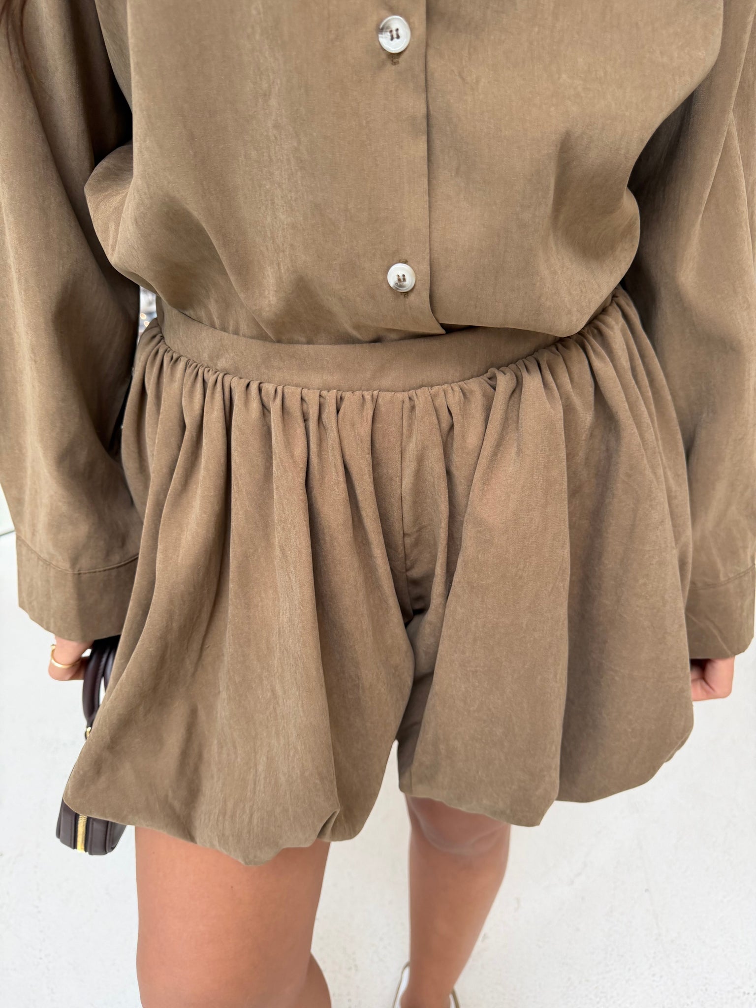 Jupe short IVIVI marron (h4293)