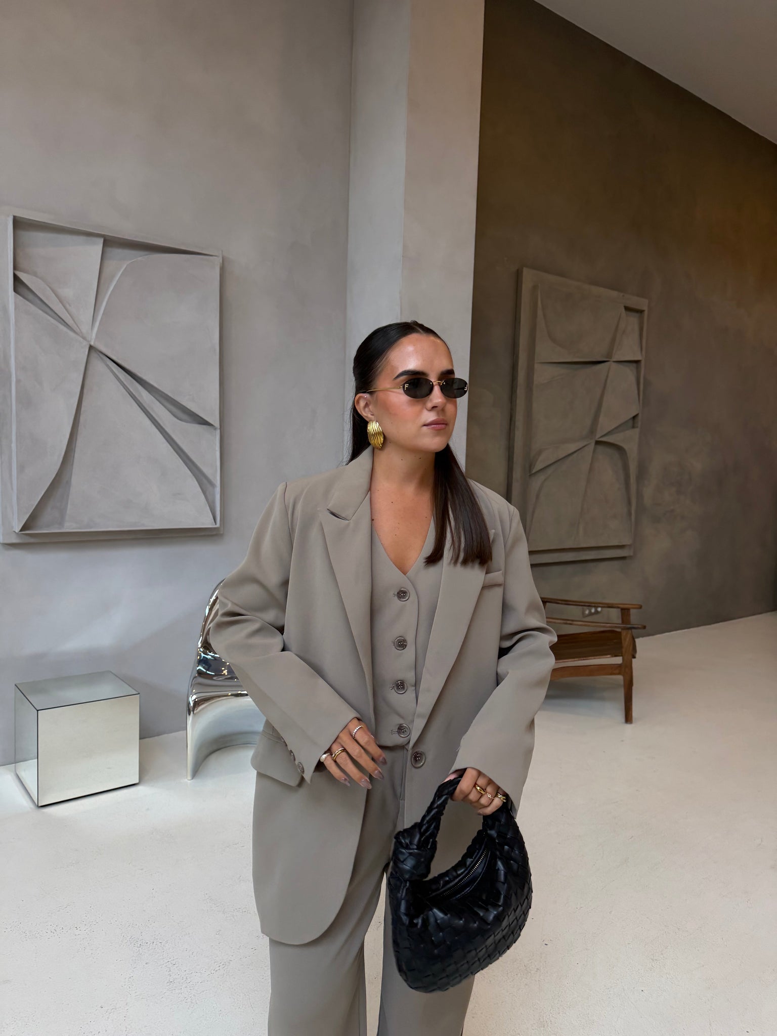 Ensemble 3 pièces MELANA taupe (EC1632)