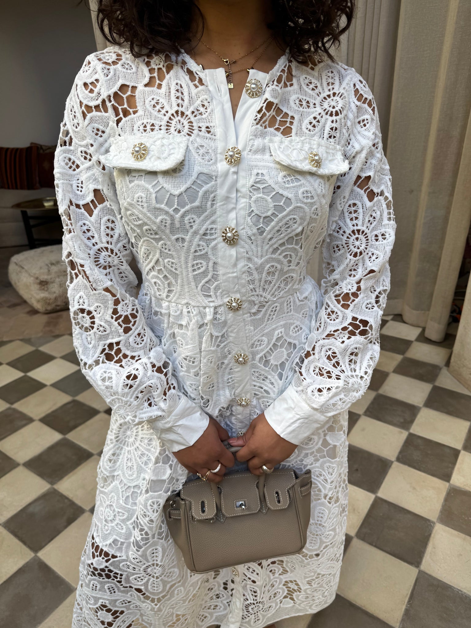 Robe LANAYA blanche (A68579)