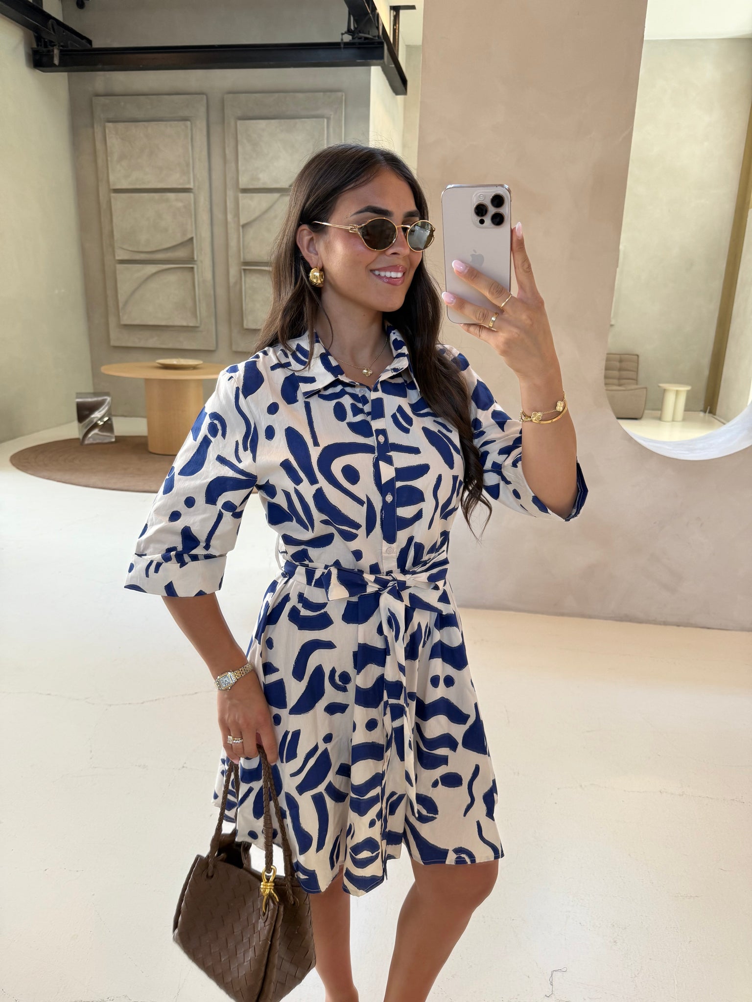 Robe BIBA courte bleue