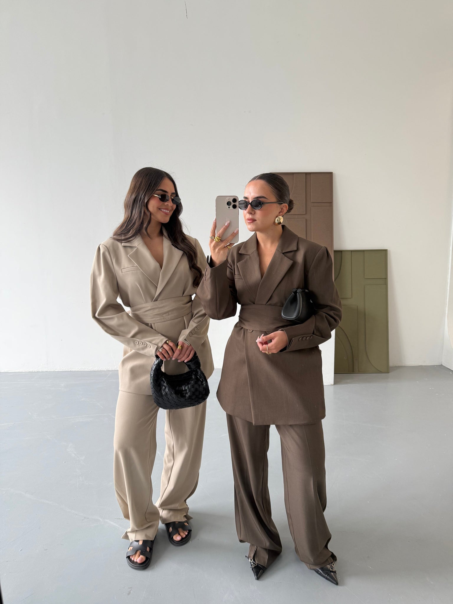 Ensemble CHIC tailleur beige (W24727)