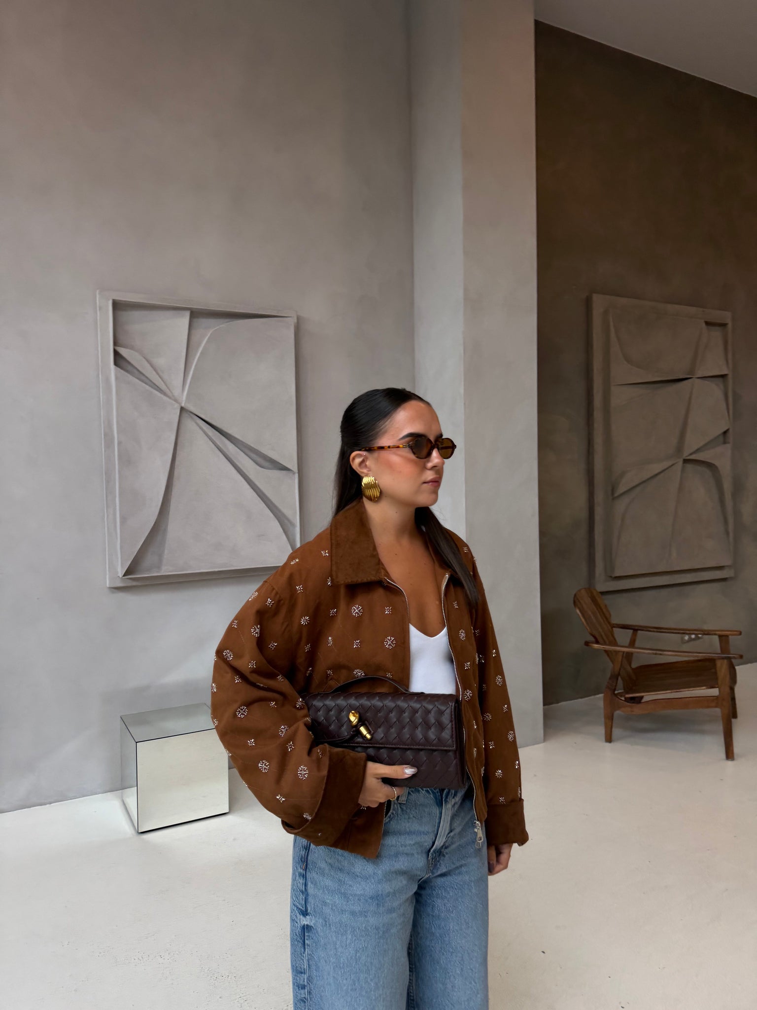 Veste DIAL marron (V11732)