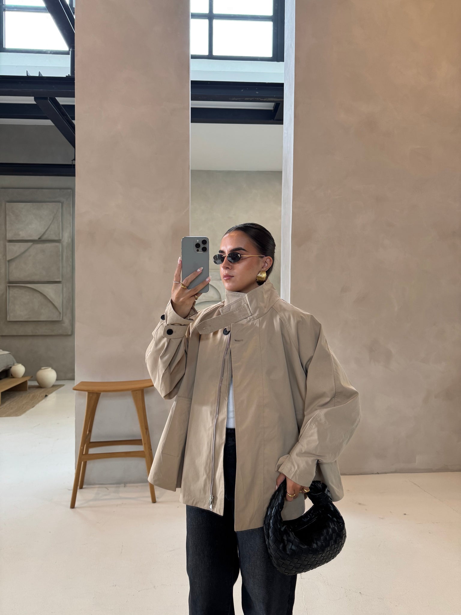 Trench court JULIETTE beige (3067)