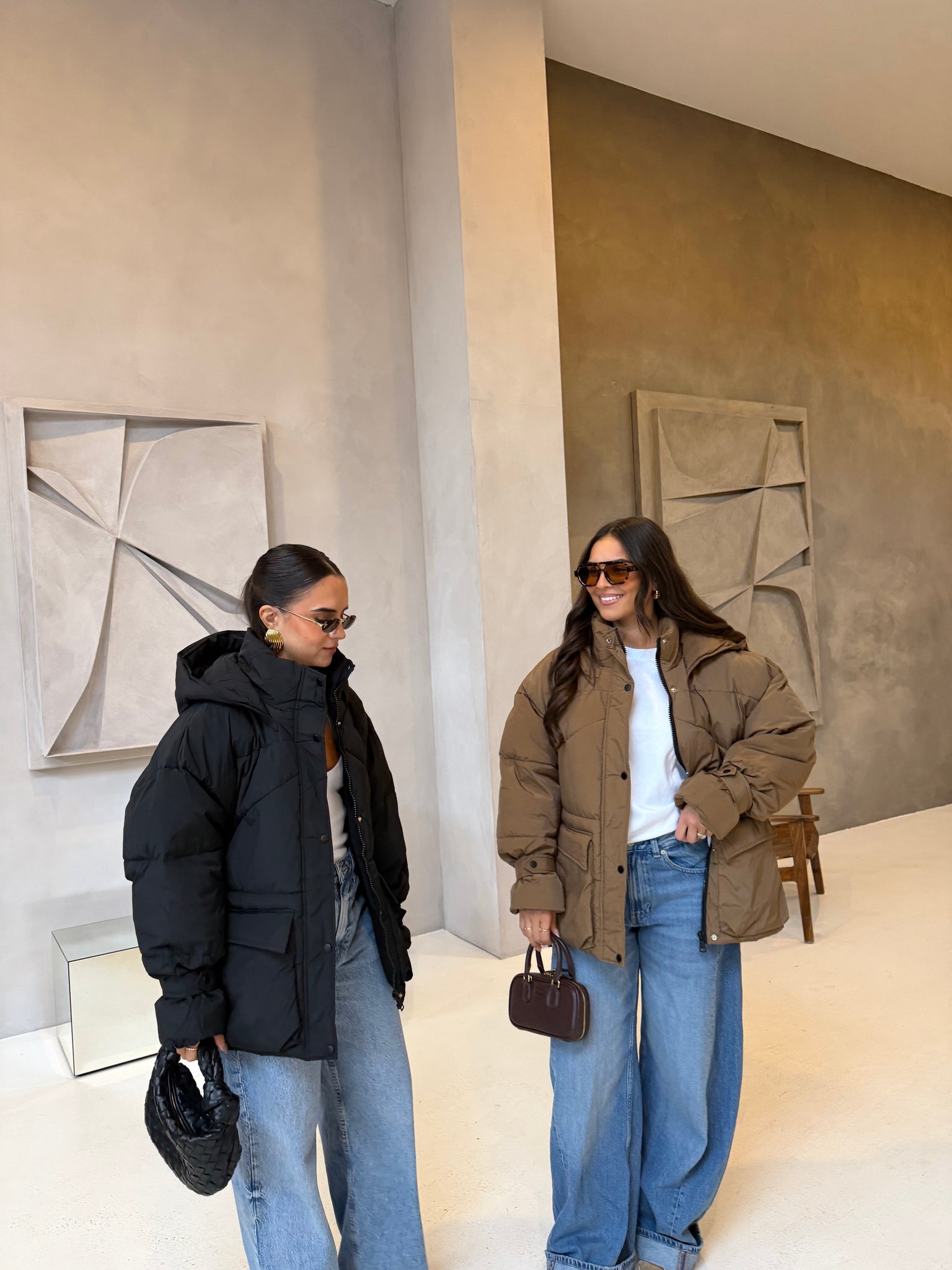 Doudoune ESTAN marron (J001-1)