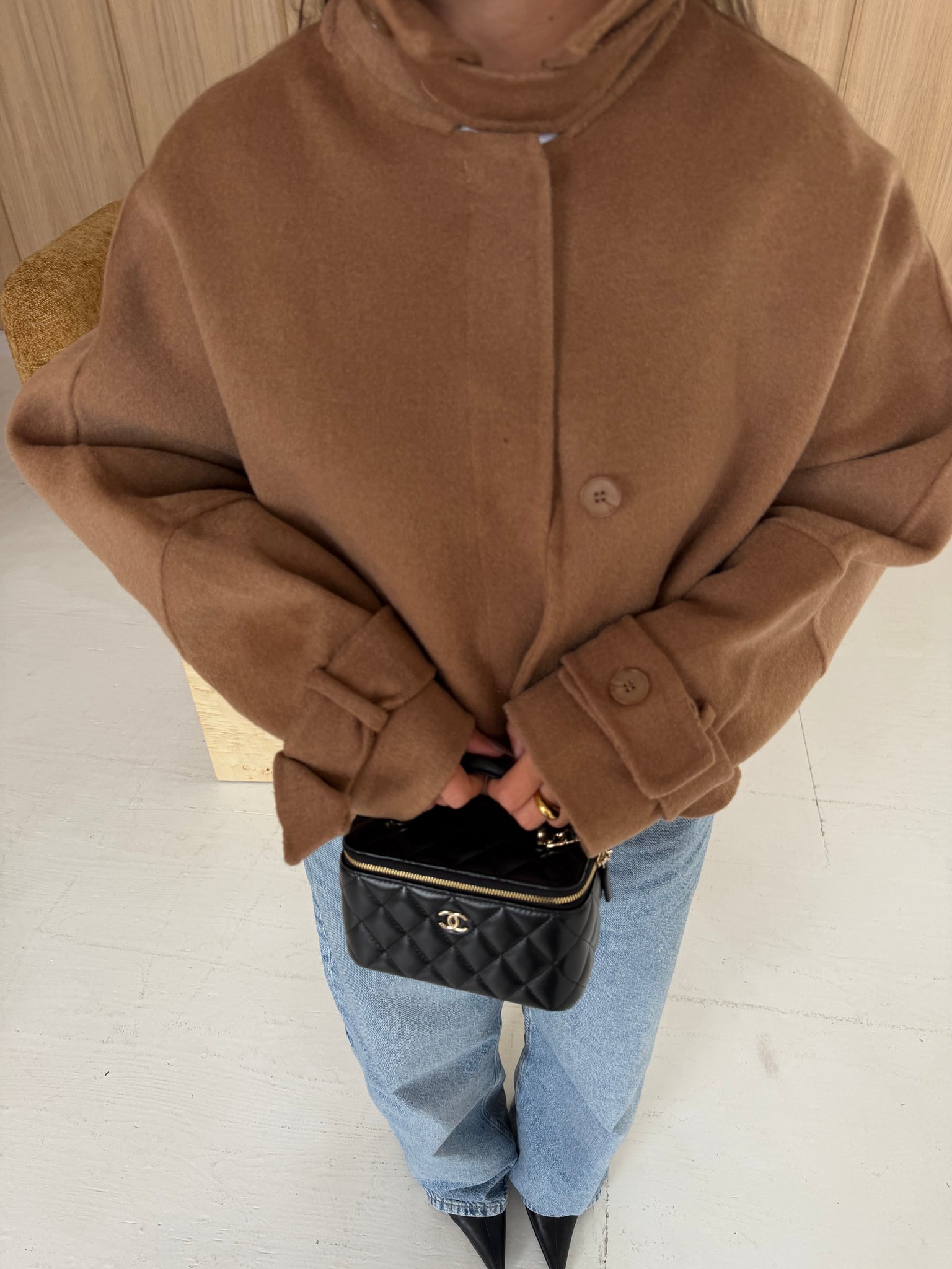 Manteau court MC camel