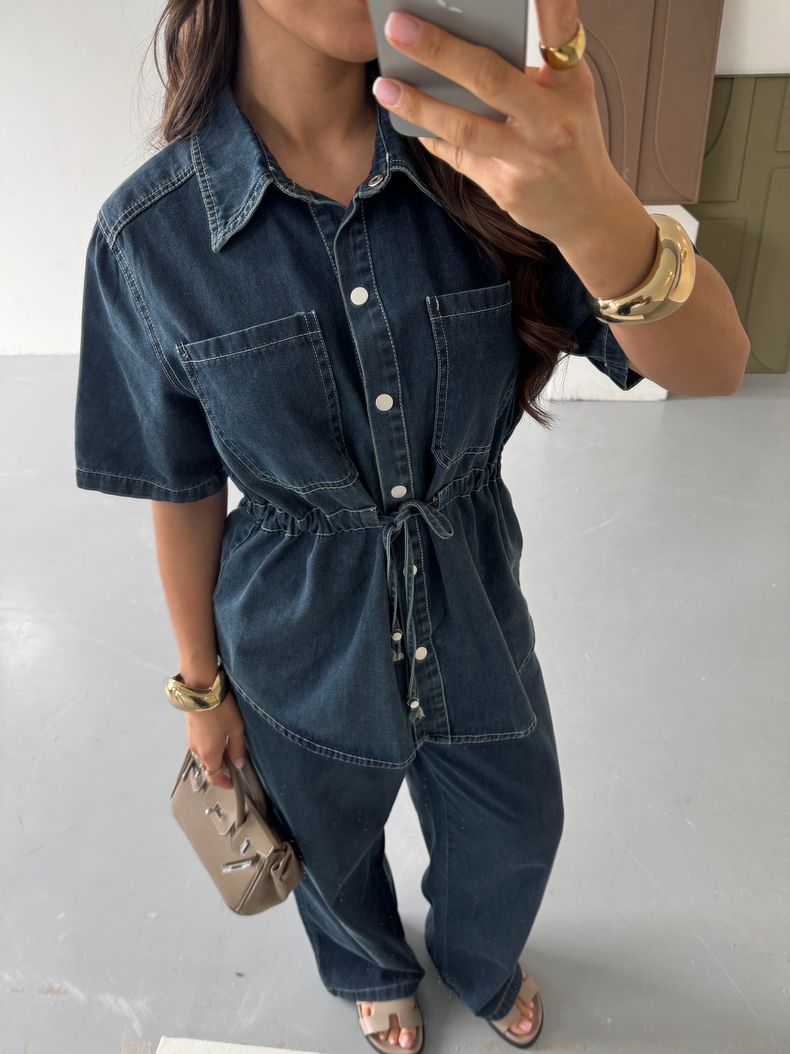 ENSEMBLE ALLY JEAN BLEU