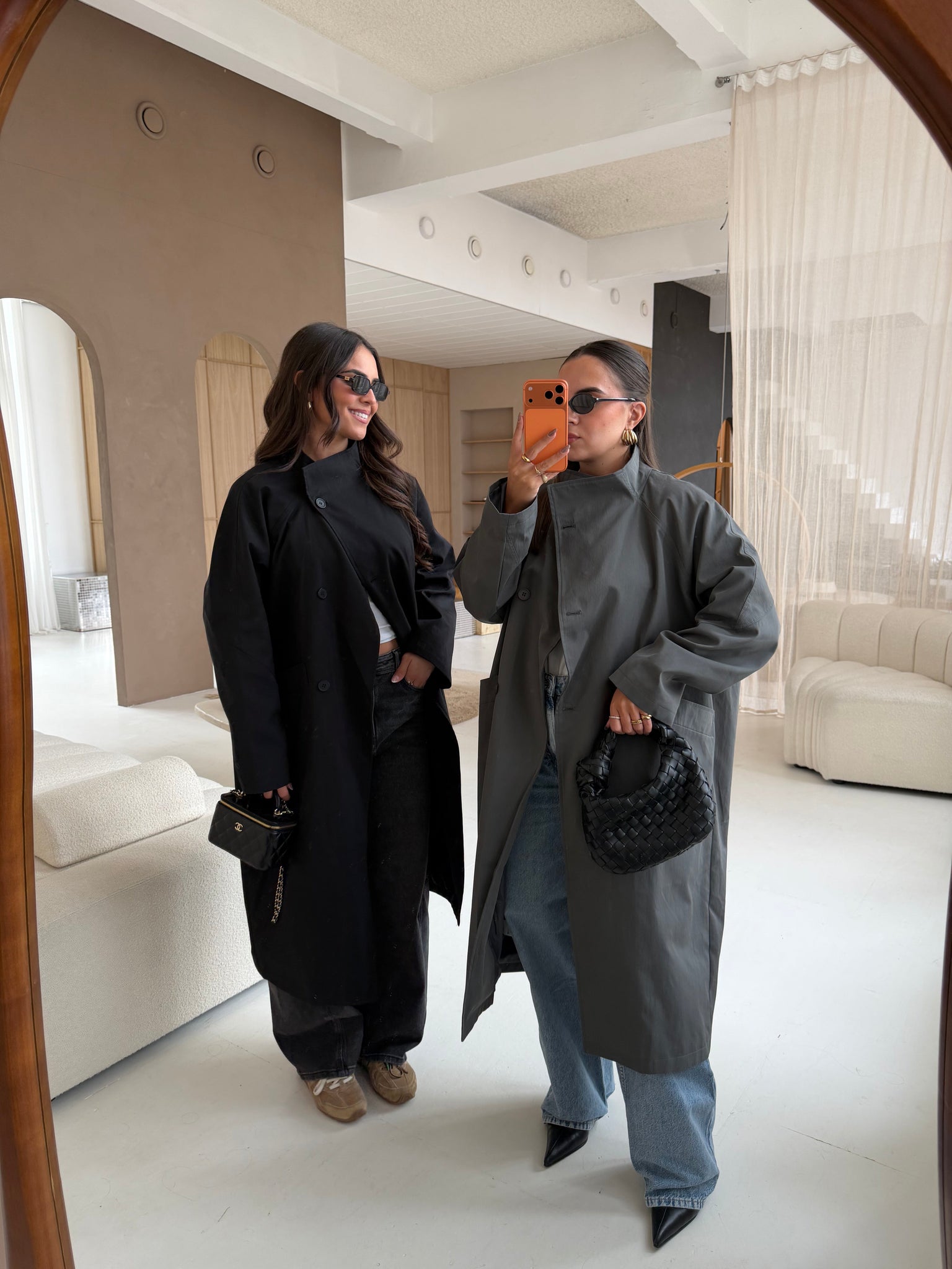 Trench KATIA noir (MA7237)