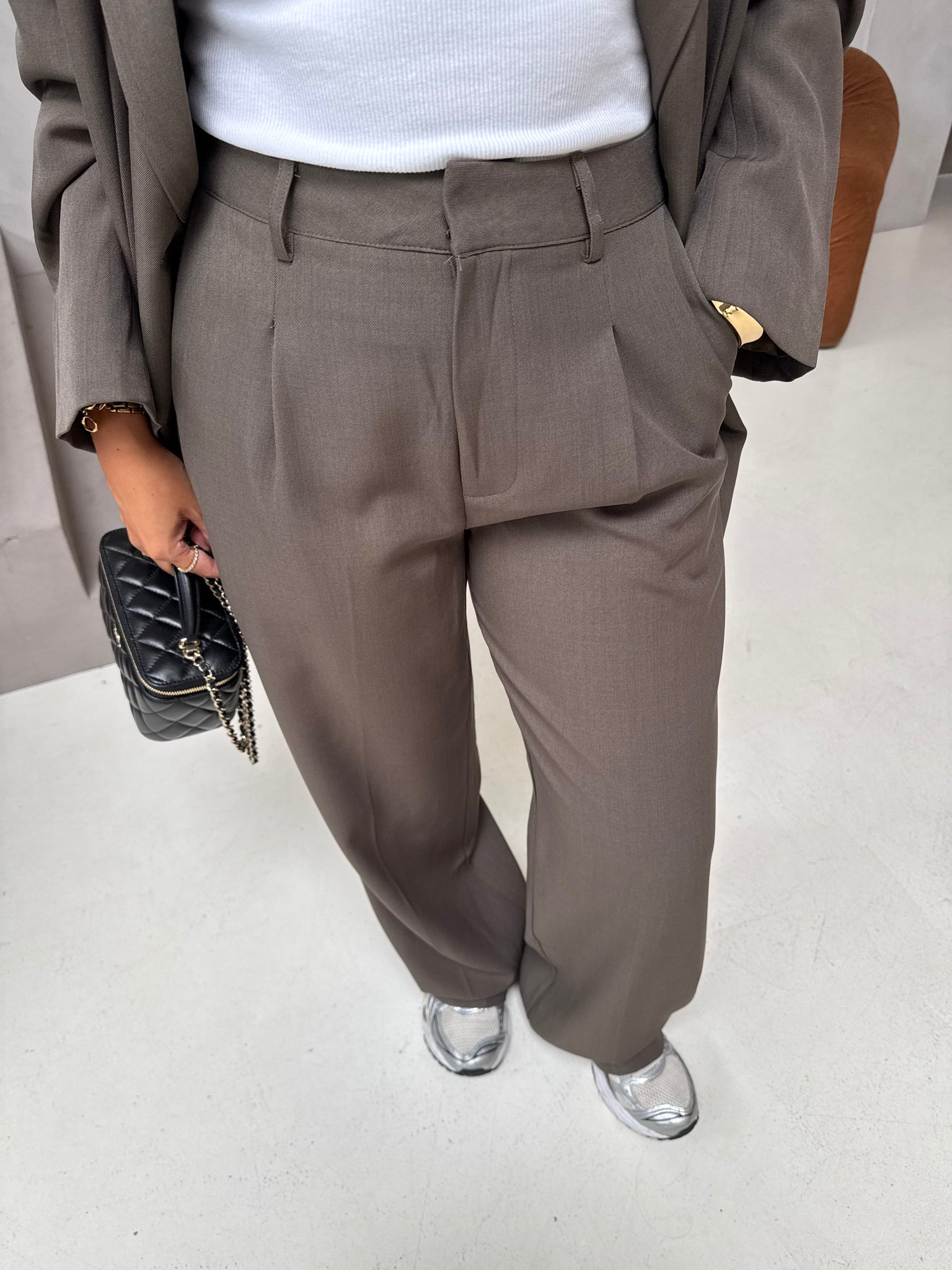 Pantalon SANA taupe (L025)