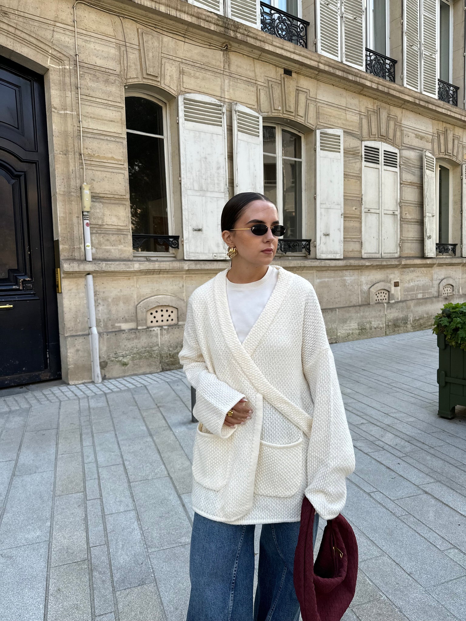 Gilet KOKO maille crème (6051)