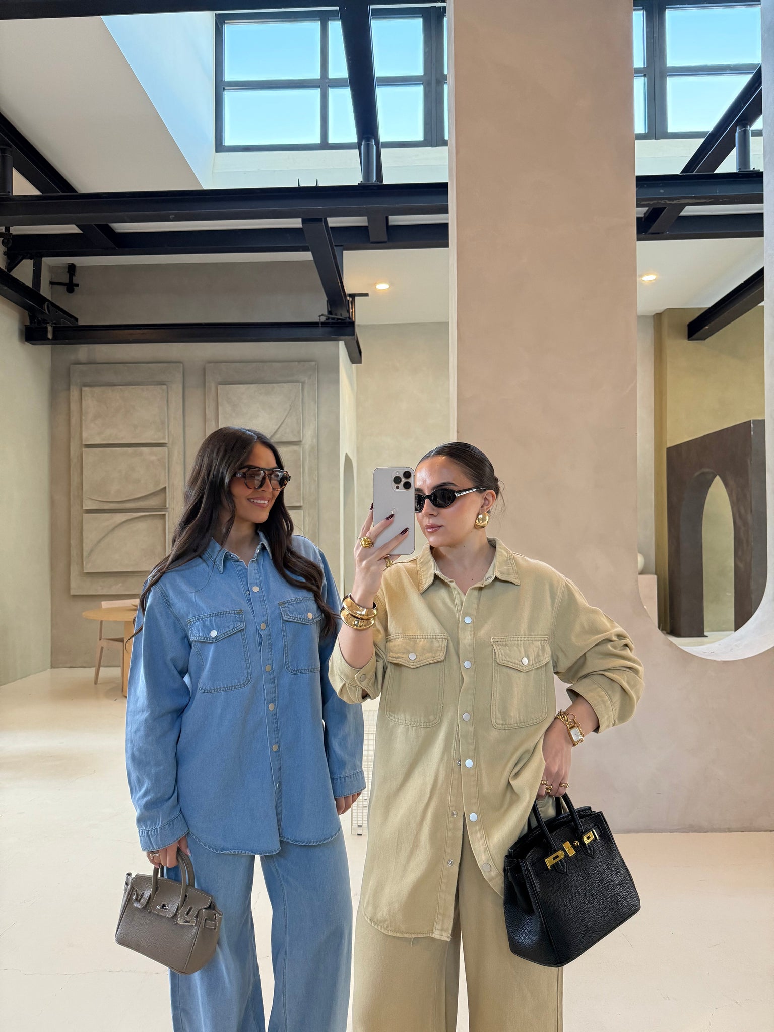 Ensemble en jean LOLA bleu clair (8952)