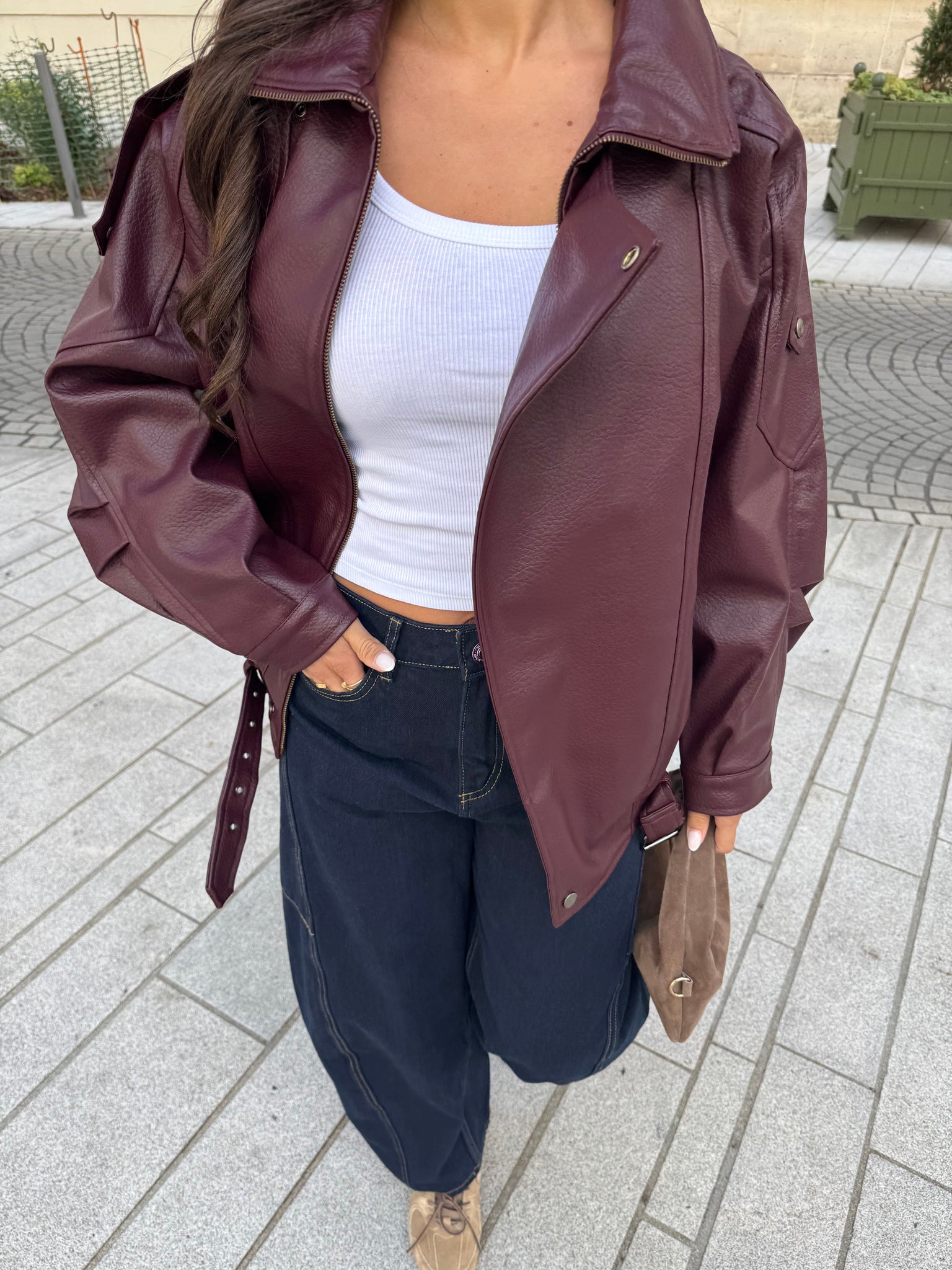 Veste JESSIE bordeaux