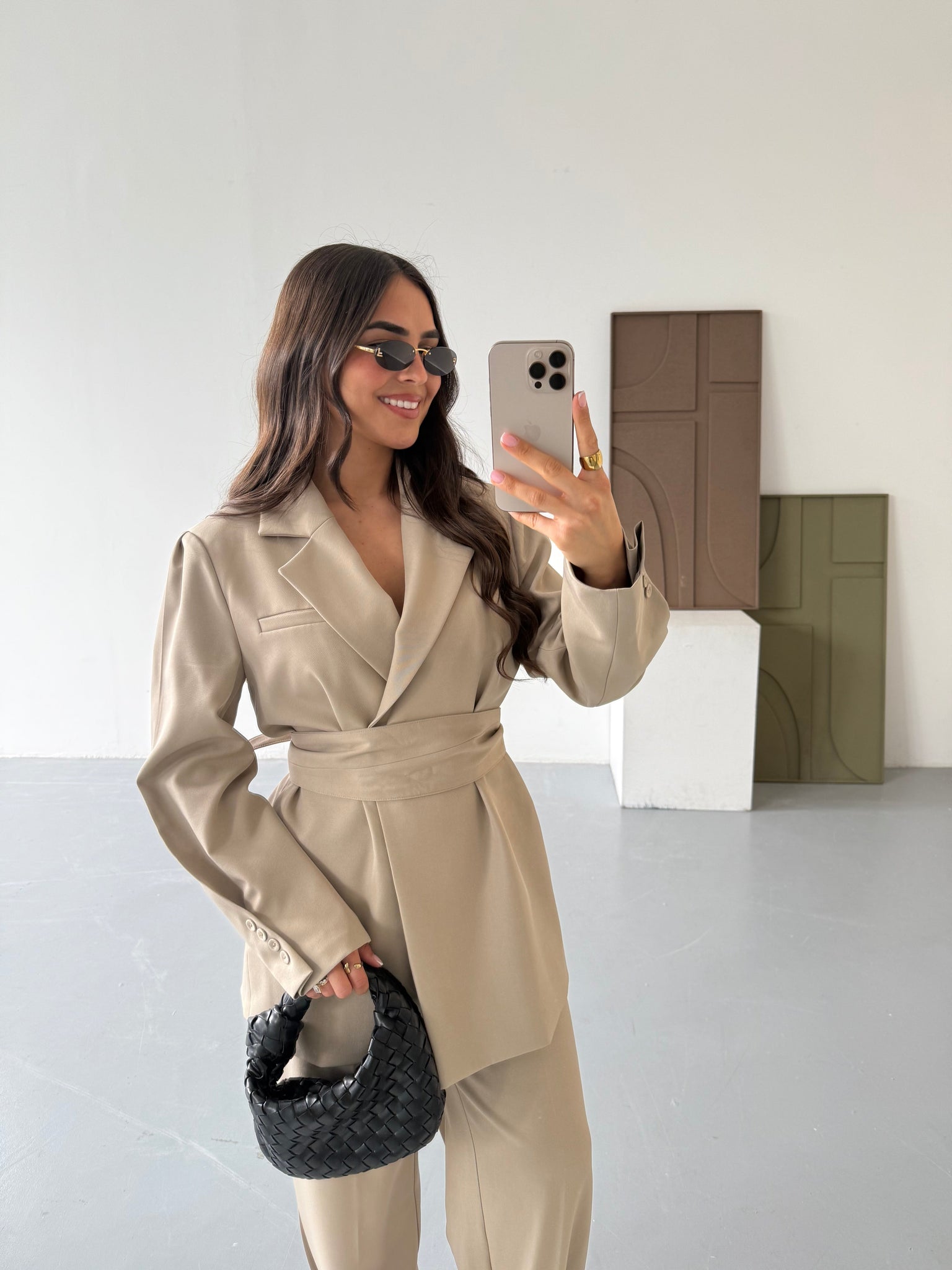 Ensemble CHIC tailleur beige (W24727)