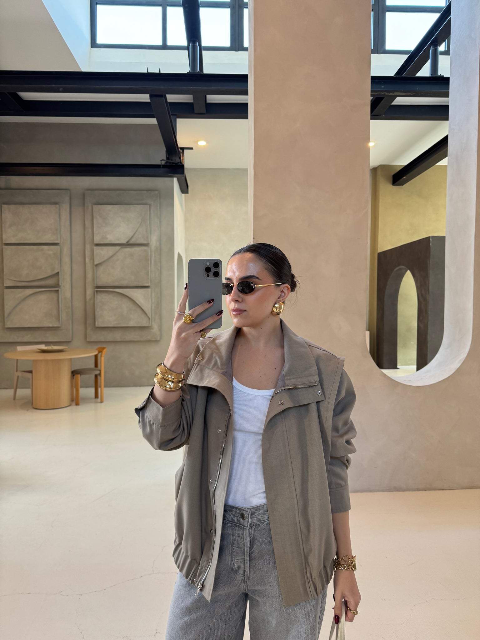 Veste ISA taupe (W24753)