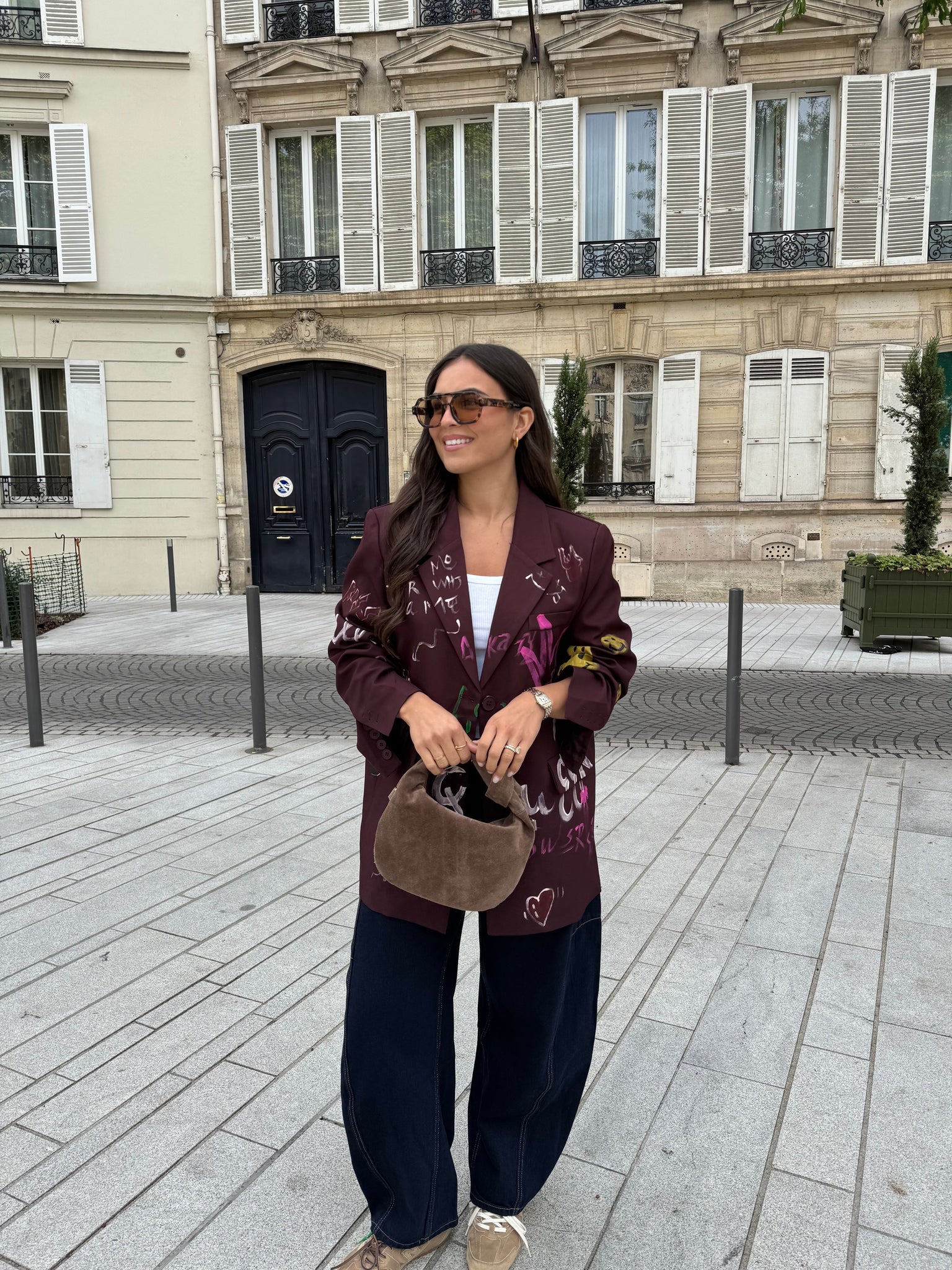Blazer MICHEL bordeaux