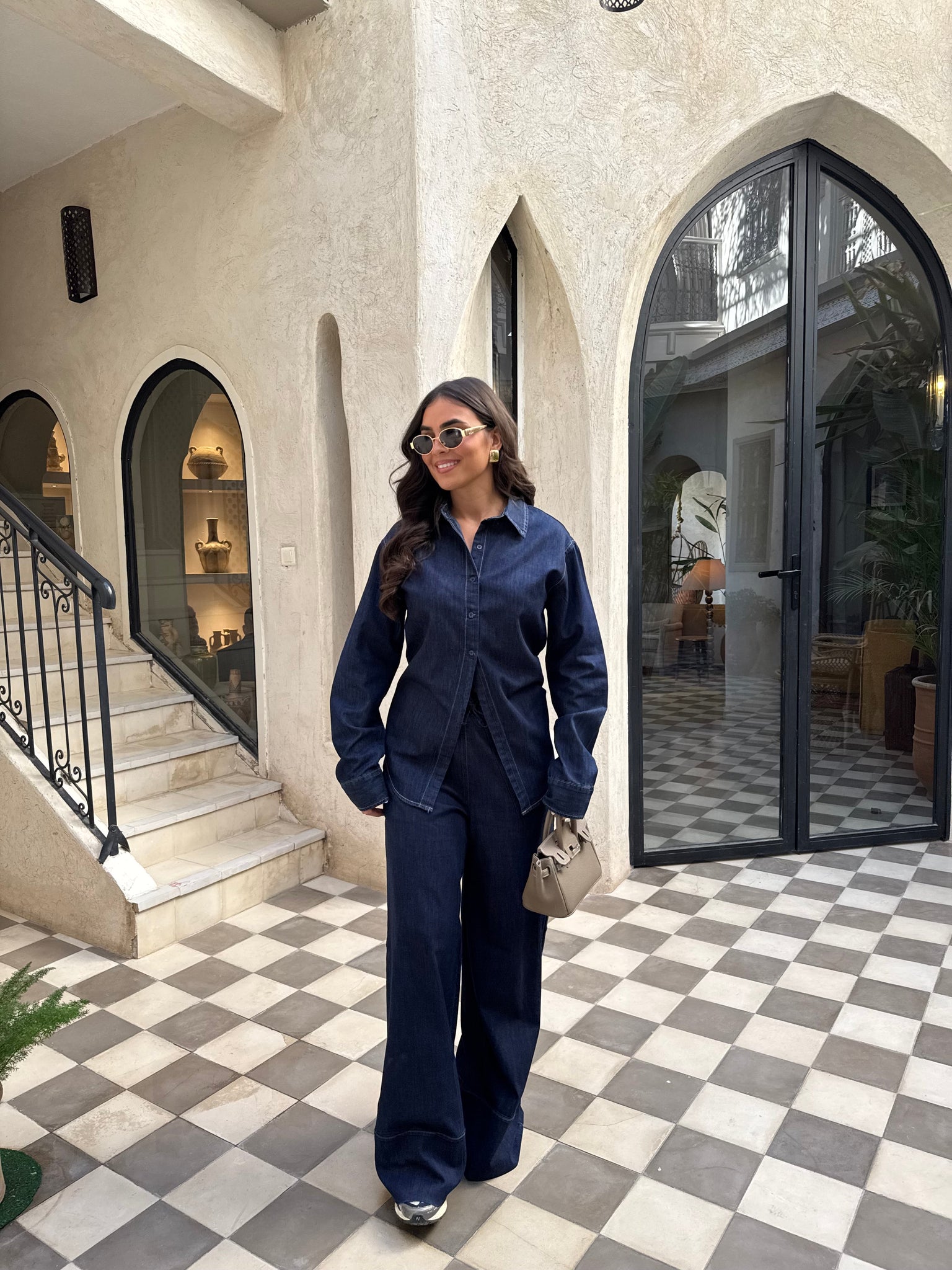 Chemise LUCIE jean (k752)