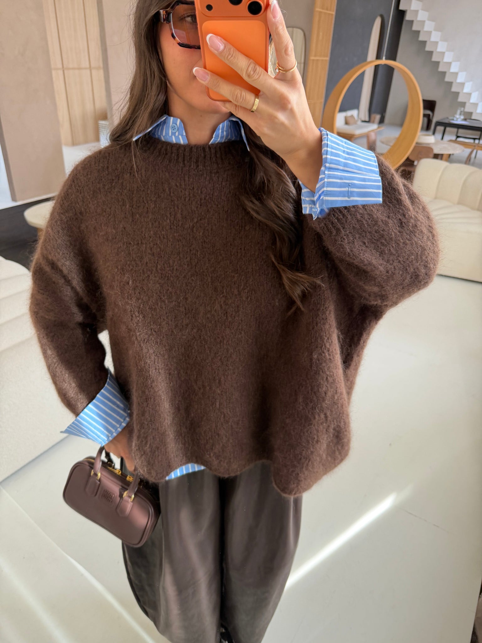 Pull MAYA  marron (24010)